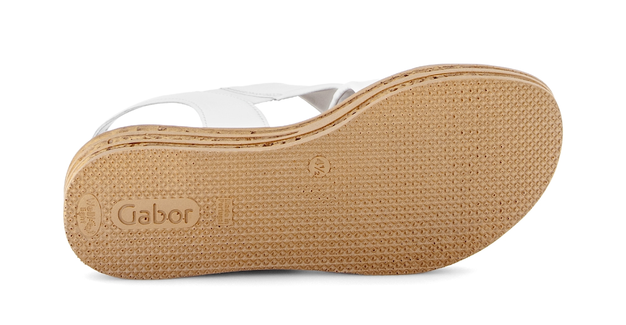 Gabor Keilsandalette  Plateau, Riemchensandale, Sommerschuh mit Zierschnalle