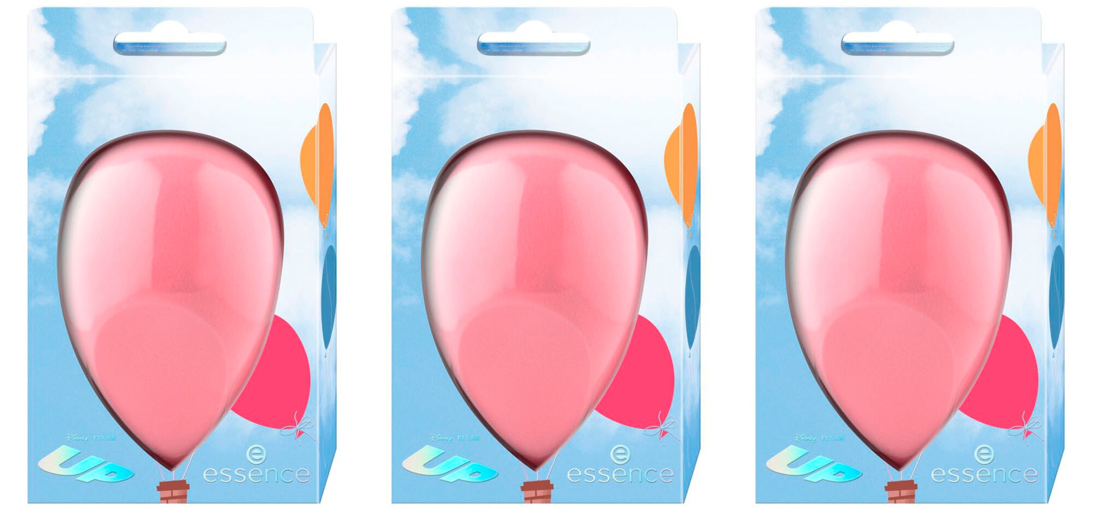 Make-up Schwamm »Disney Pixar Up jumbo make-up sponge«, (Set, 3 tlg.), mit zartem rosa