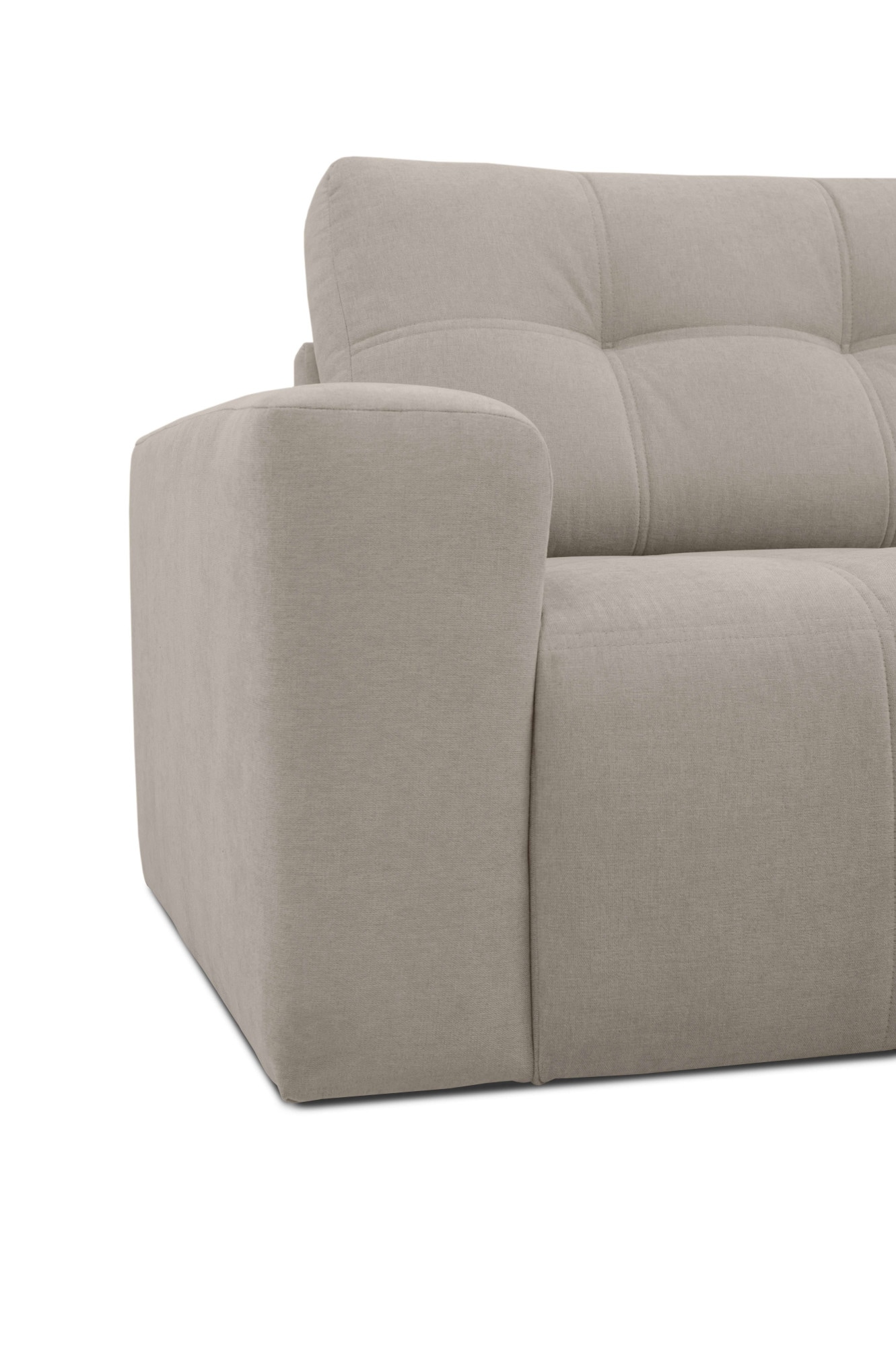 Home affaire Ecksofa »Turnon, Lounge-sofa, Breite 221 cm«, Chenille, mit Knopf- und Doppelsteppung, elegantes Aussehen