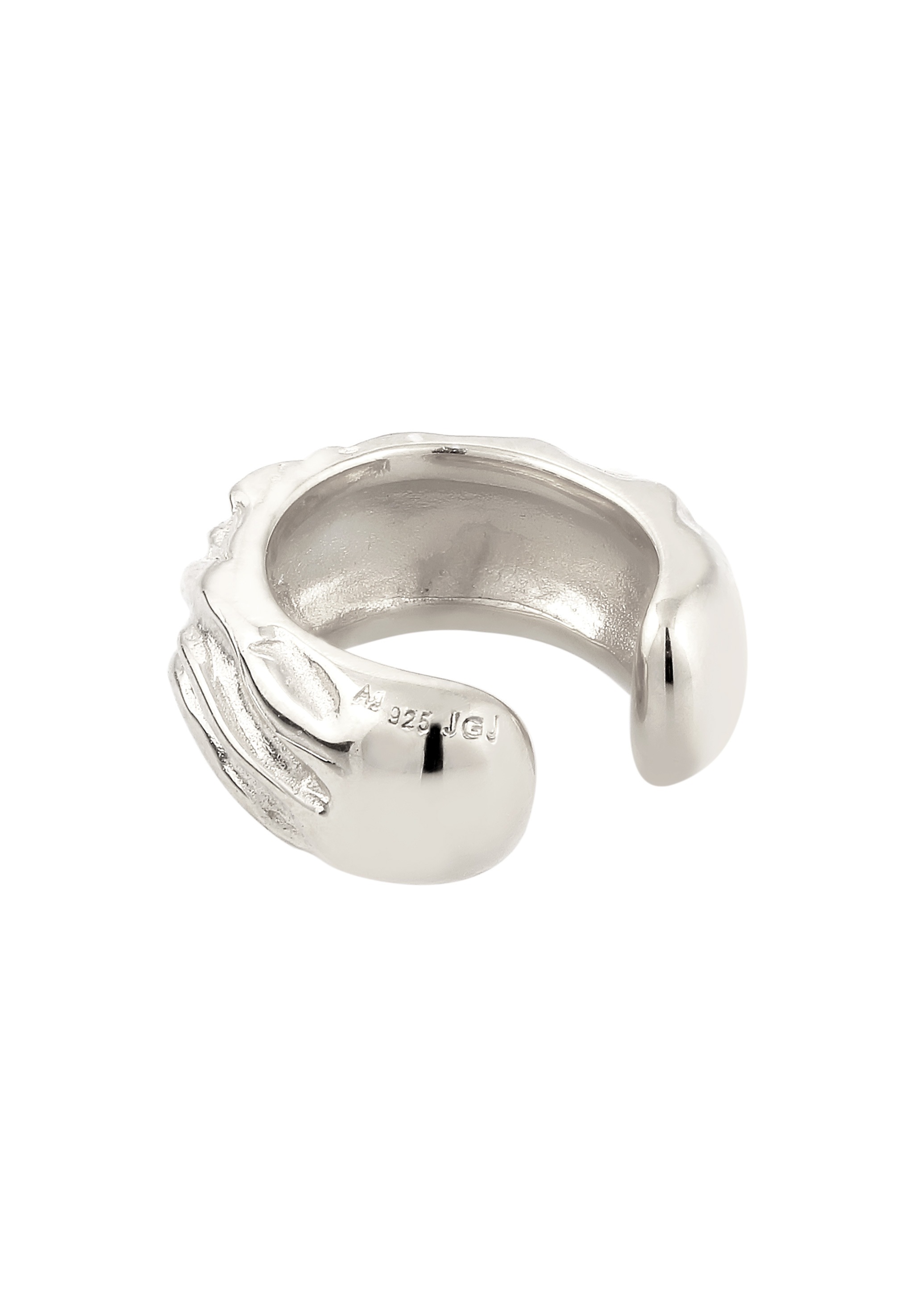 Elli Ohrklemme »Ohrringe Earcuff Single Strukturiert 925 Sterling Silber«