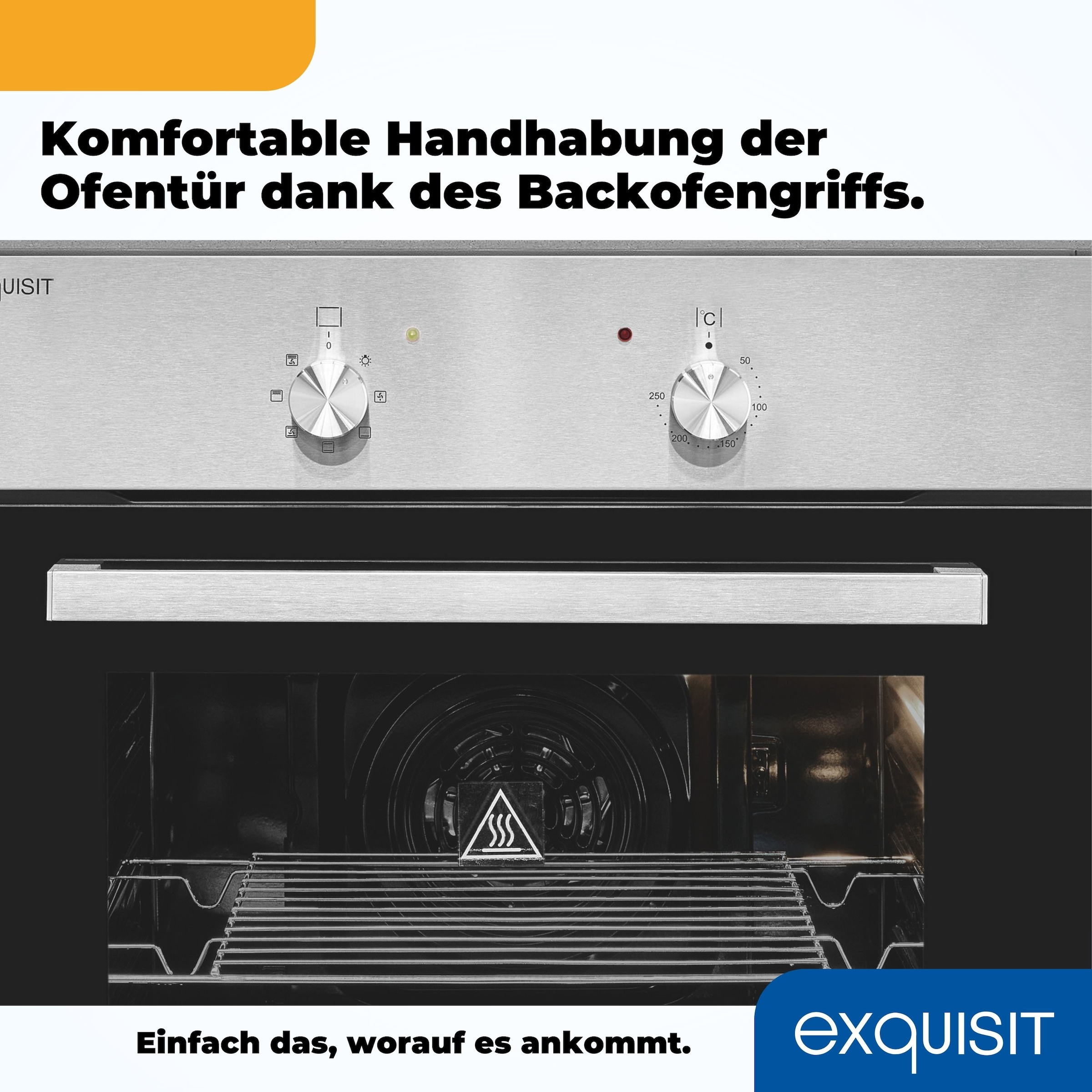 exquisit Einbaubackofen  »EBE 555-1.2 U«