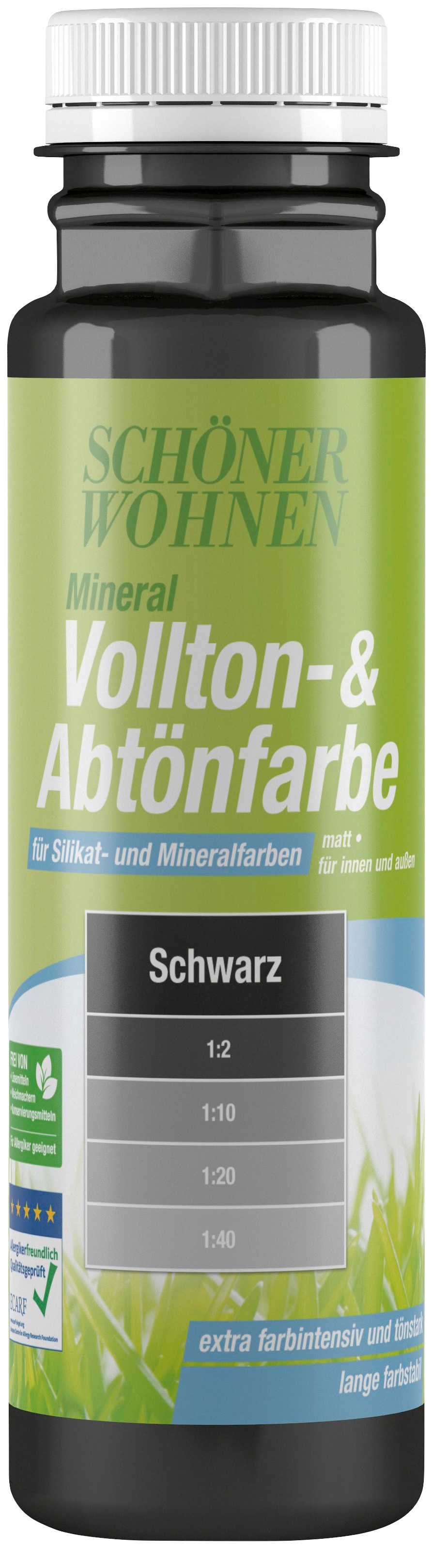 SCHÖNER WOHNEN-Kollektion Vollton- und Abtönfarbe, schwarz, 0,4 l