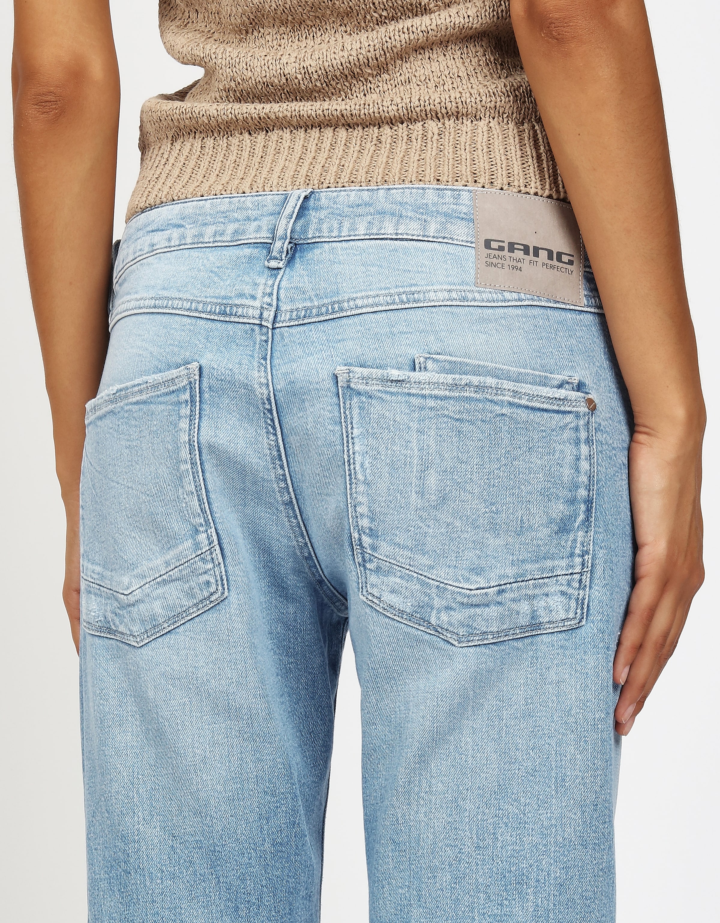 GANG Boyfriend-Jeans »94NADIA« 5-Pocket Style mit Reißverschluss und Knopf