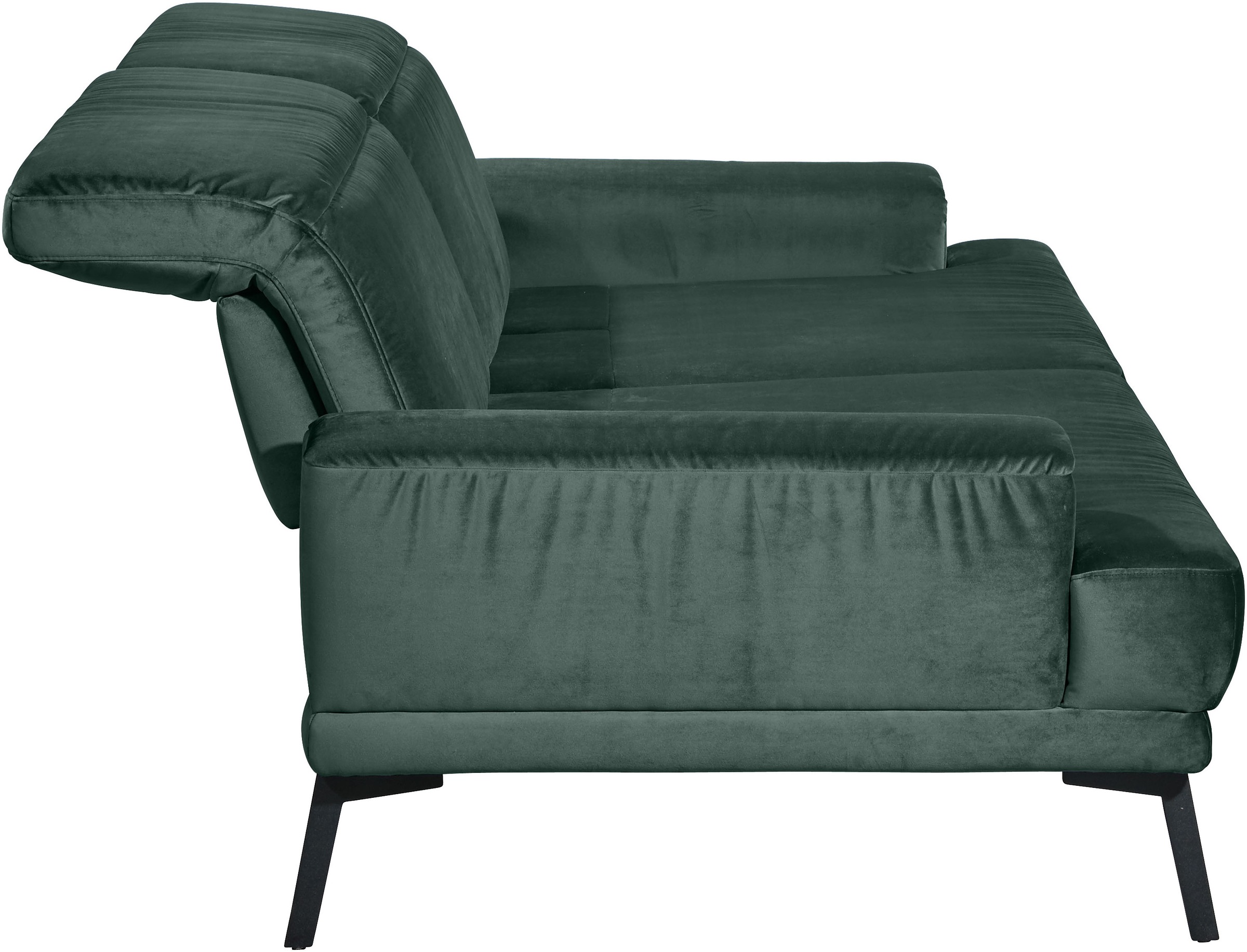Musterring 3-Sitzer »MR 4580«, inkl. Kopf- und Sitztiefenverstellung, Fuß schwarz, B228 x T103 cm