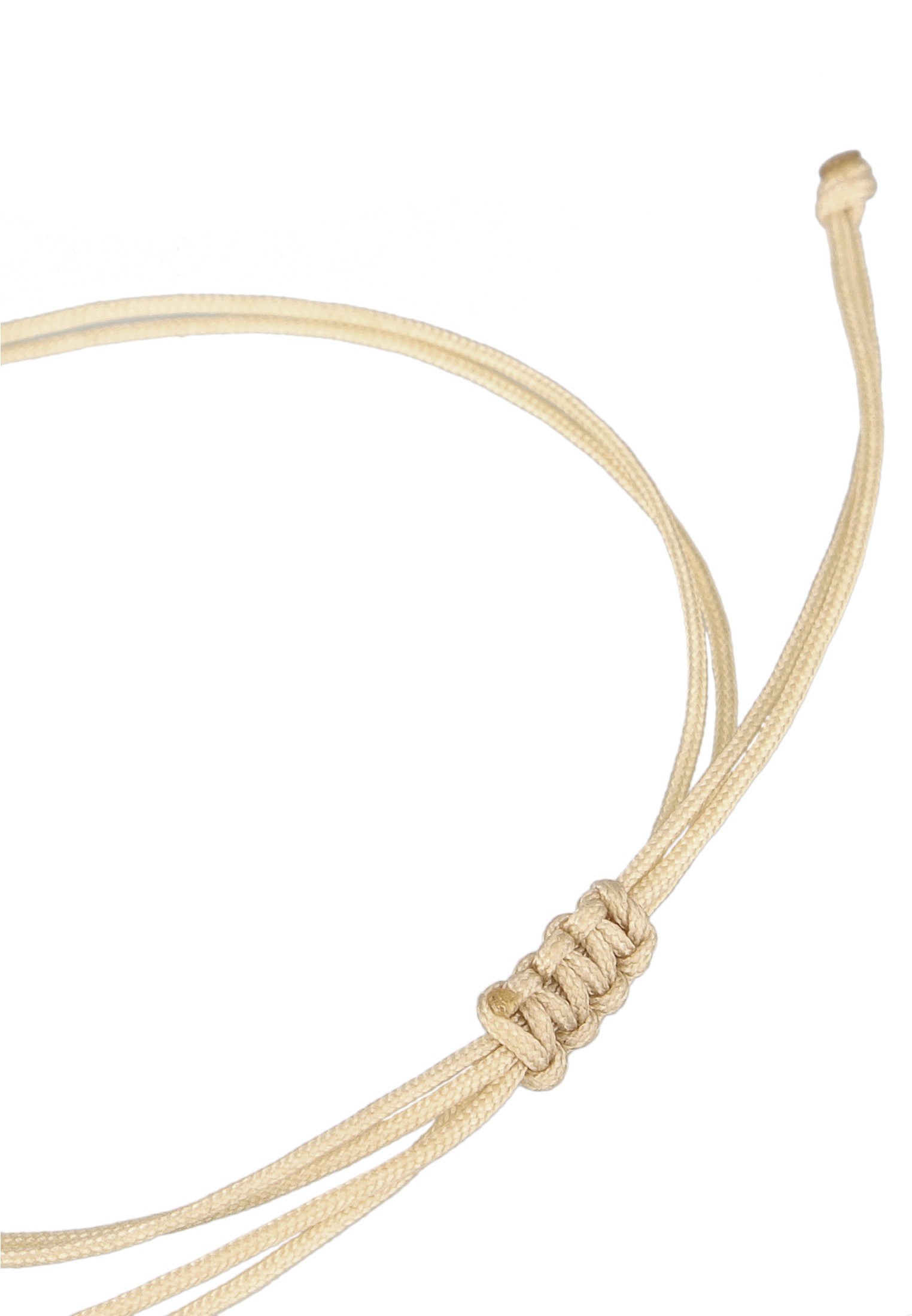 Elli Armkette »Armband Herz Textilarmband 925 Silber vergoldet«