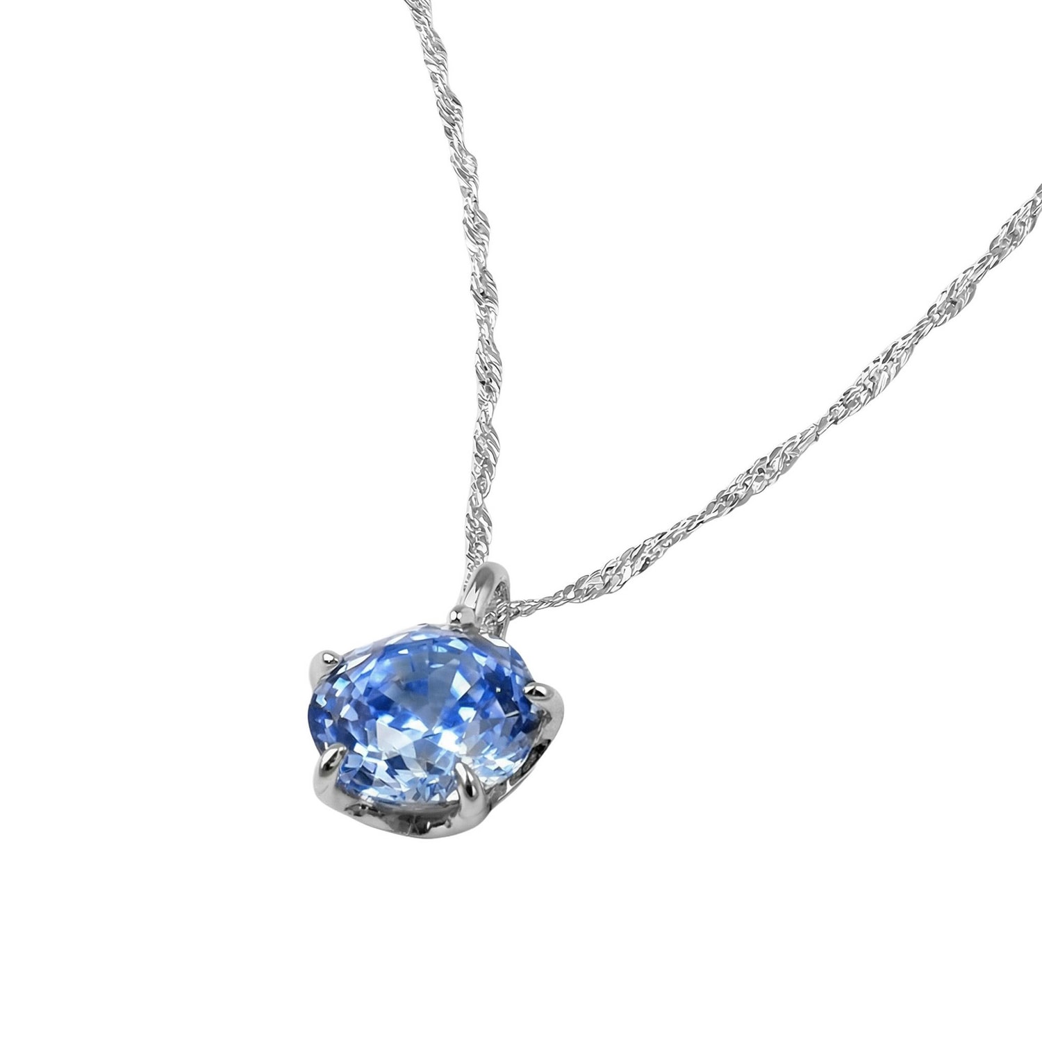 Amor Kette ohne Anhänger »Schmuck, Geschenk, Solitär-Optik« mit Zirkonia (synth.)