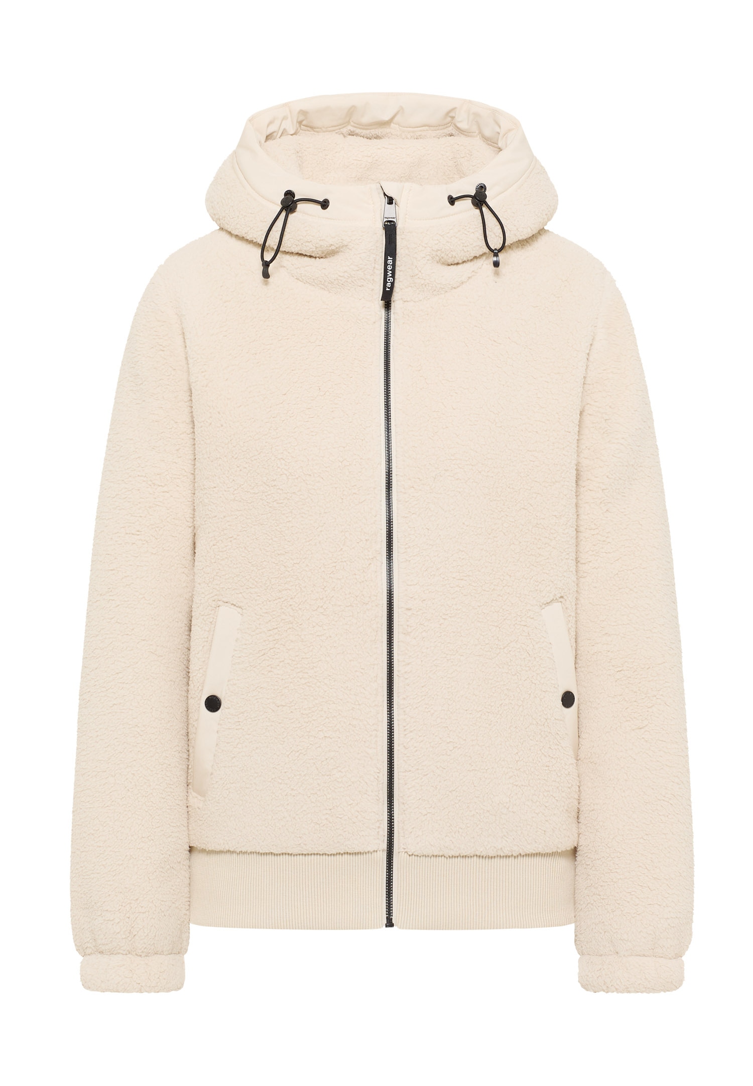 Ragwear Fleecejacke »COUSY SHORT« mit Kapuze