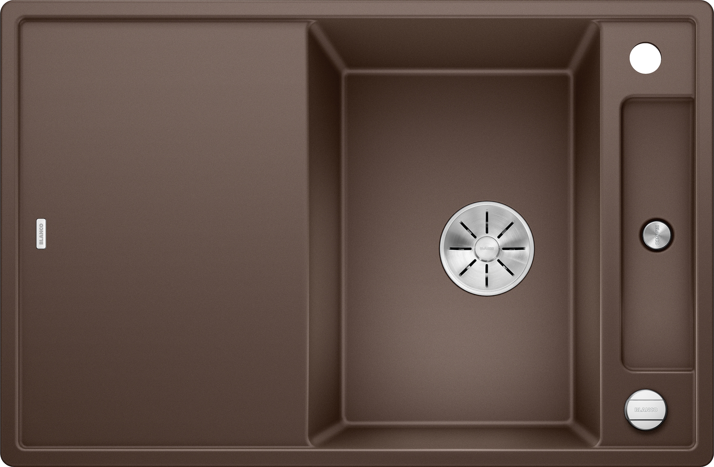 Blanco Granitspüle »AXIA III 45 S« aus SILGRANIT®, inkl. Esche-Compound-Brückenschneidbrett