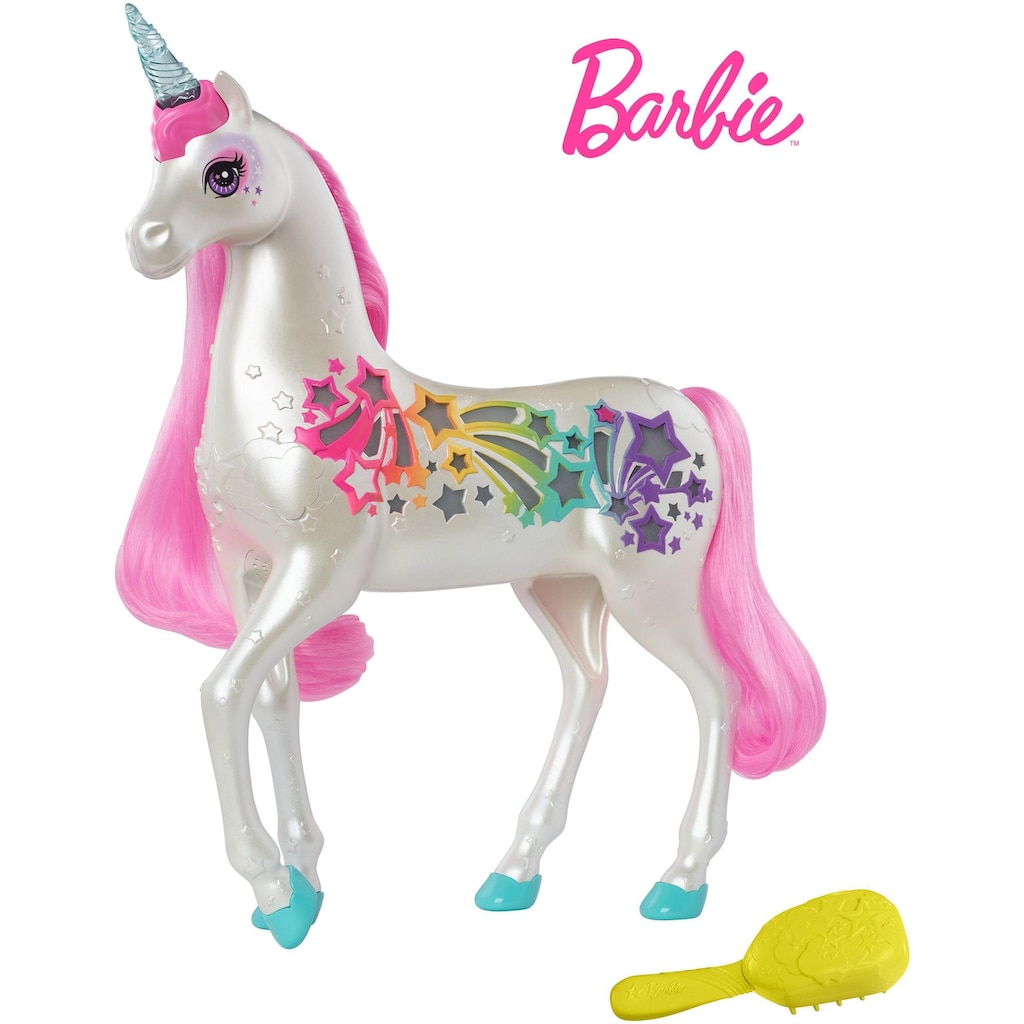Barbie Spielfigur »Dreamtopia Regenbogen-Königreich Magisches Haarspiel Einhorn«