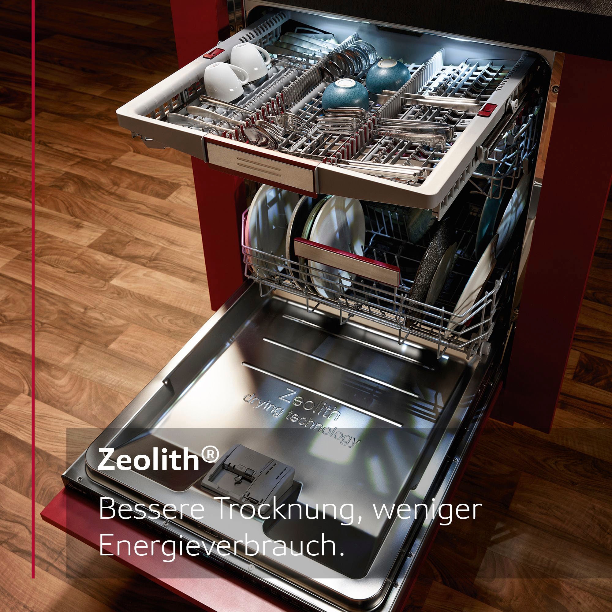 NEFF vollintegrierbarer Geschirrspüler N 70 »S155YAX01E«, 13 Maßgedecke, Info Light: projizierter Punkt während des Betriebs