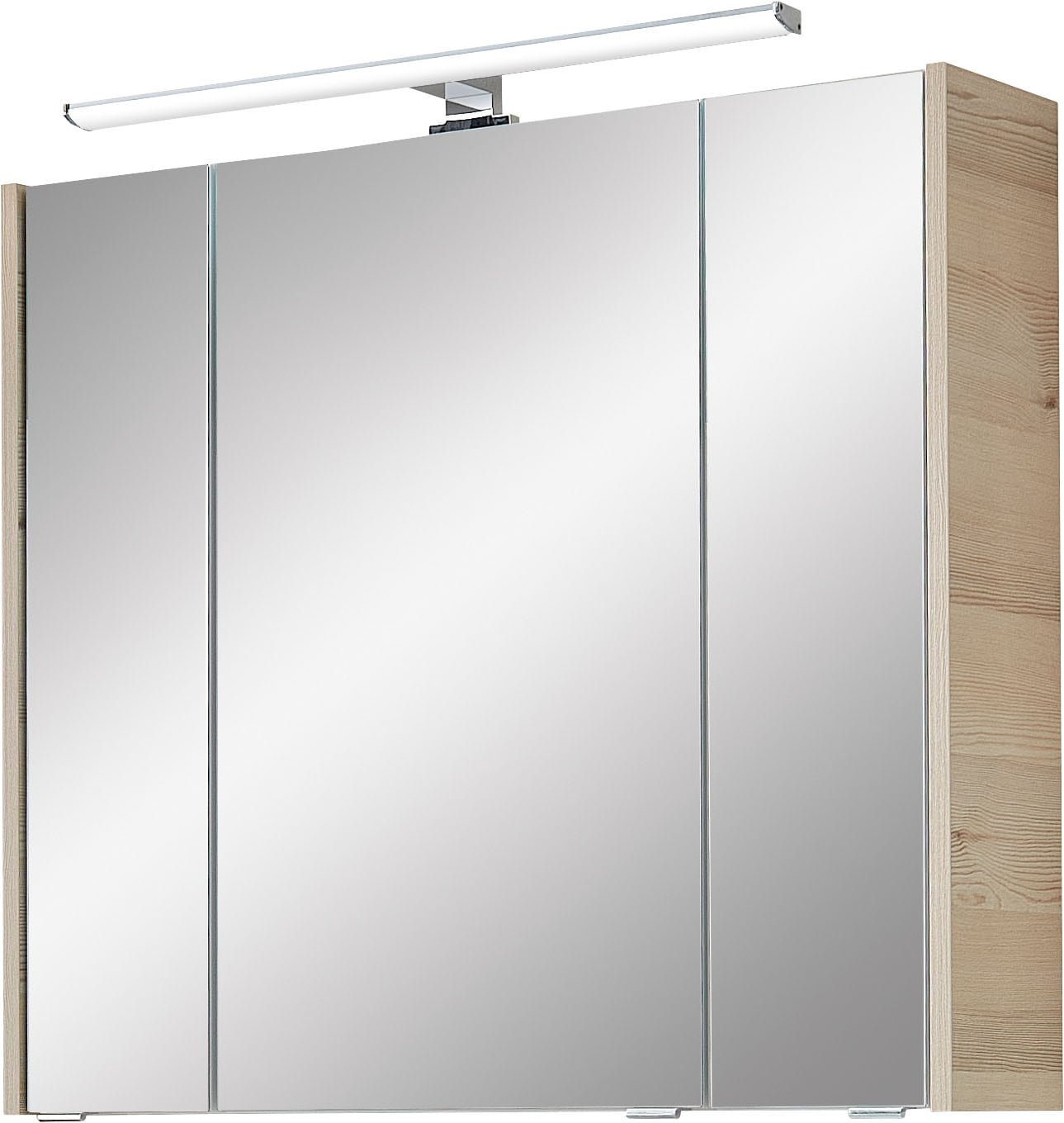 Saphir Badmöbel-Set »Mineralmarmor-Waschisch, Waschtischunterschrank und Spiegelschrank« 3 Stk. tlg.