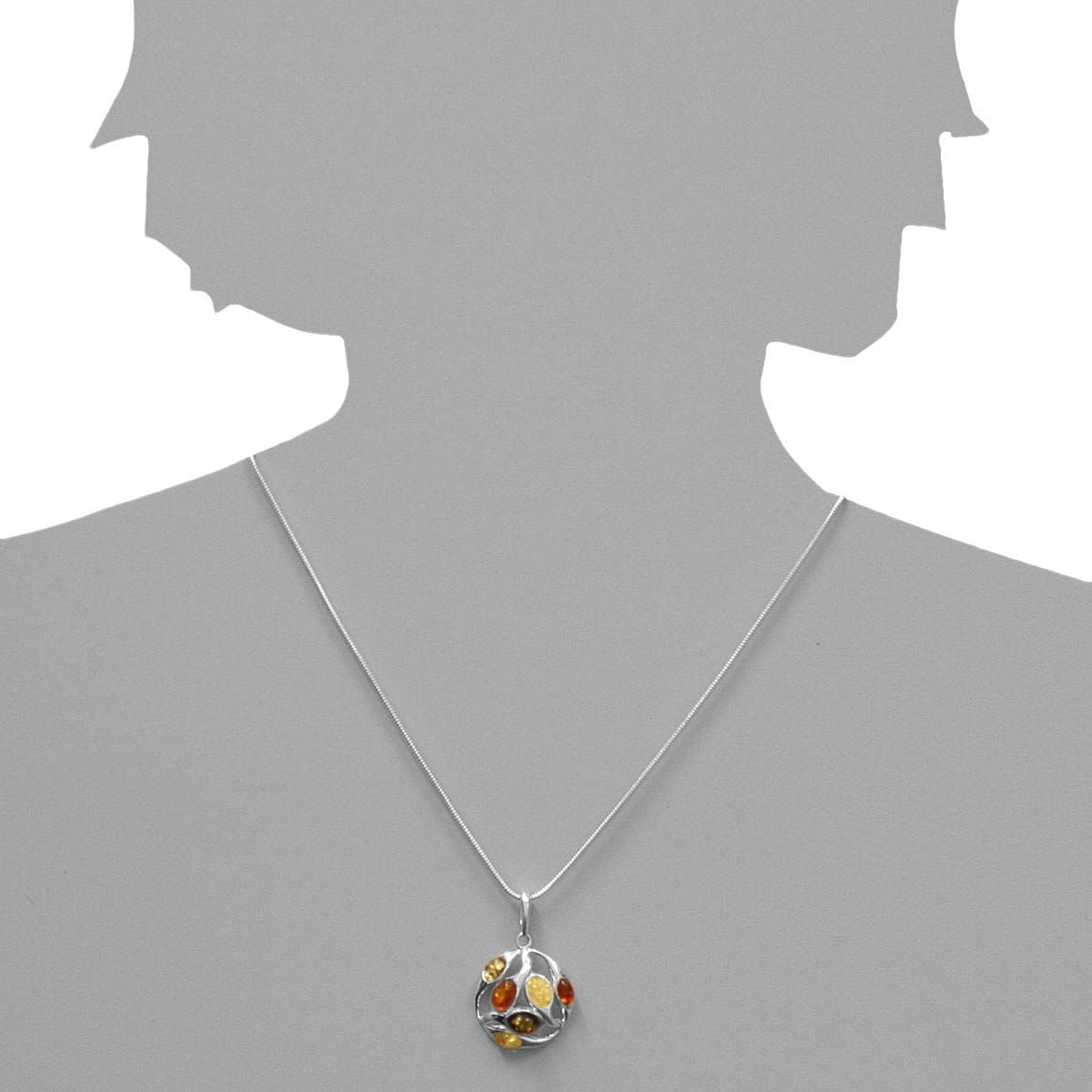 OSTSEE-SCHMUCK Kette mit Anhänger »- Stina - Silber 925/000 - Bernstein«