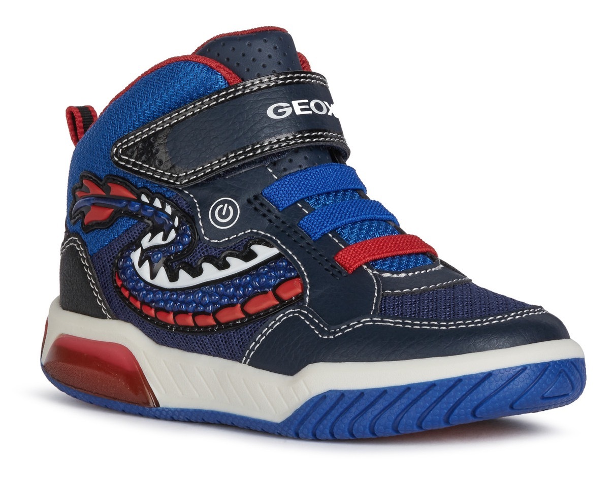 Geox Kids Sneaker »Blinkschuh INEK BOY«, mit bunter Laufsohle