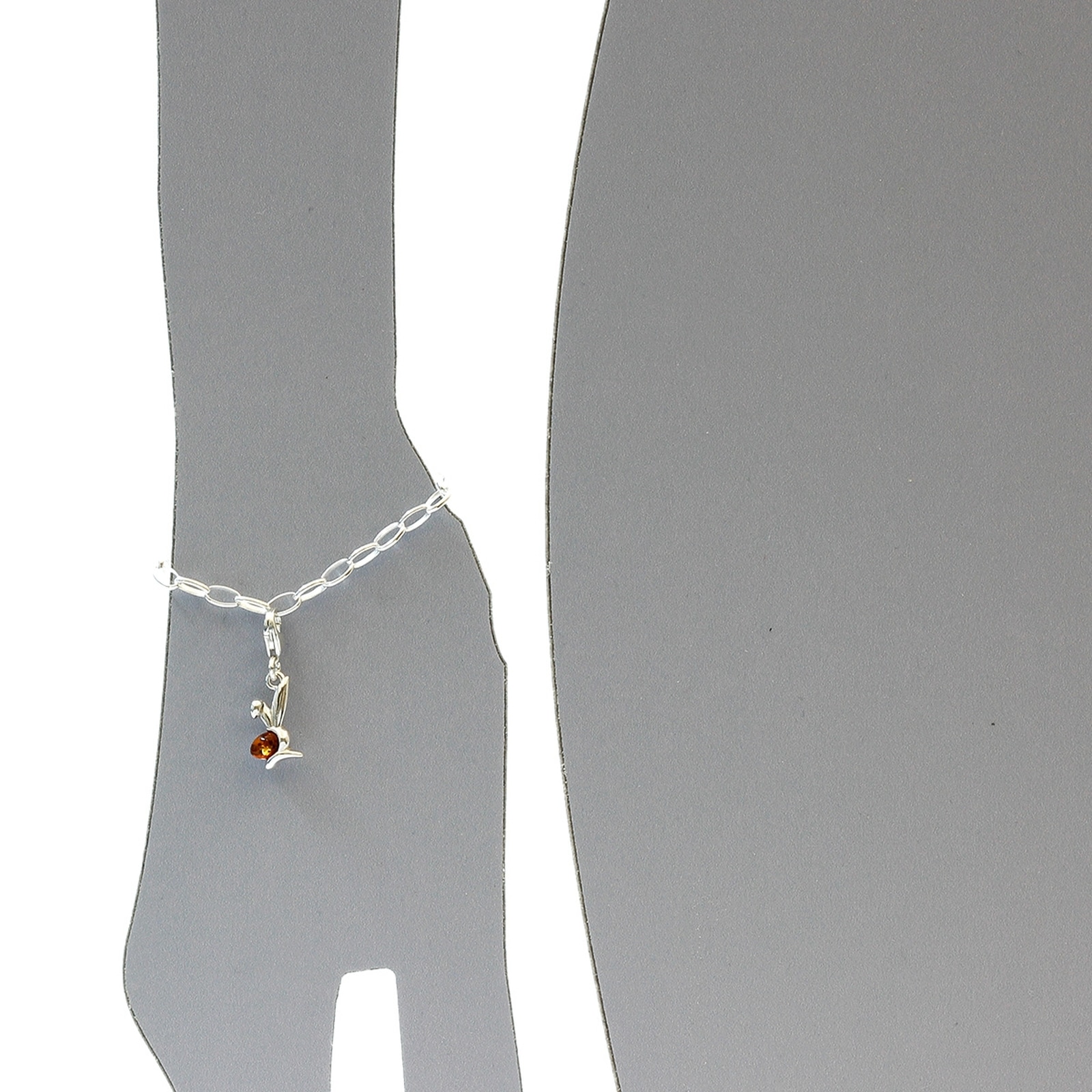 OSTSEE-SCHMUCK Kettenanhänger »- Hase - Silber 925/000 - Bernstein«