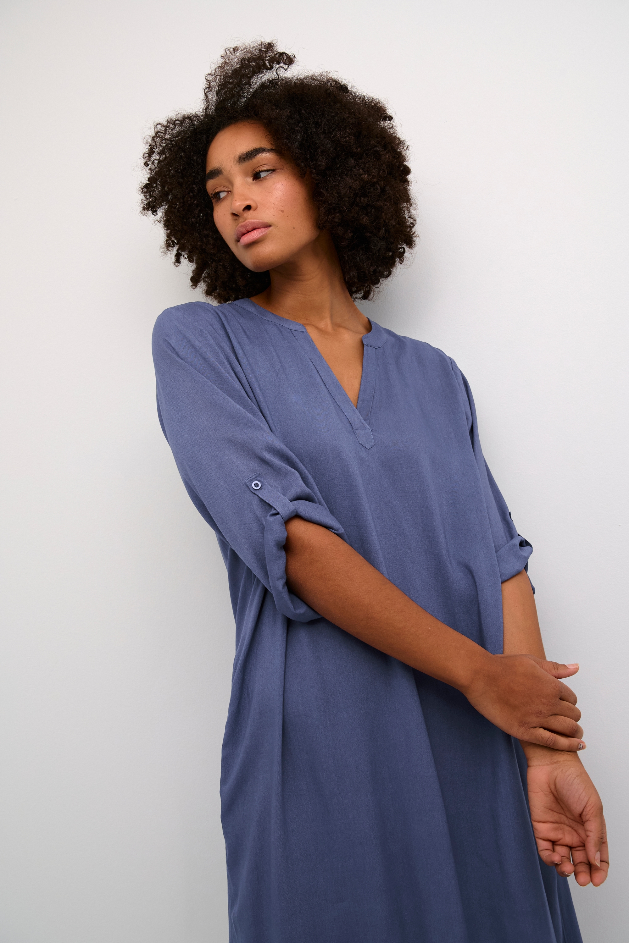 KAFFE Midikleid »Kleid KAdora«
