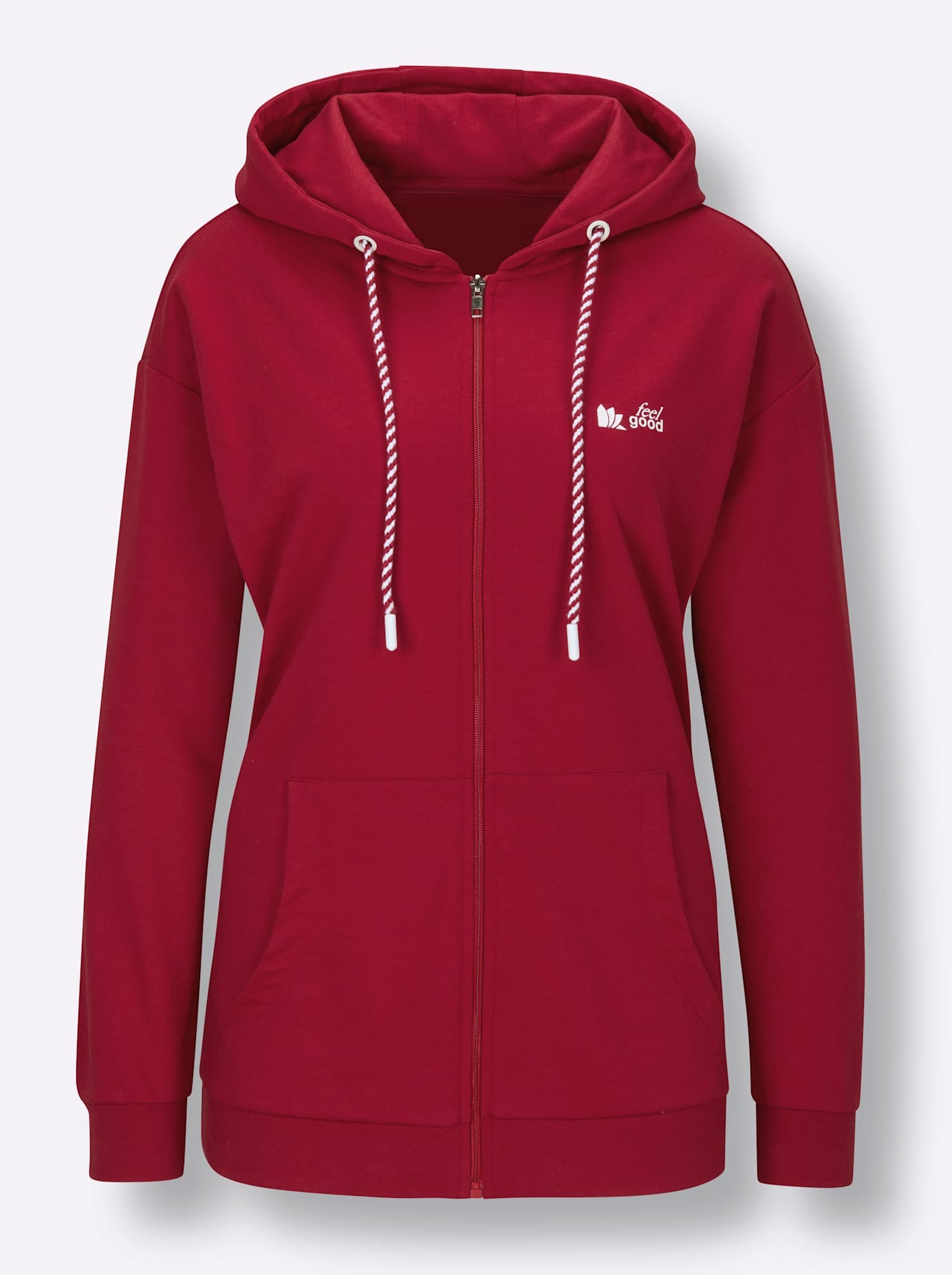 feel good Langjacke mit Kapuze