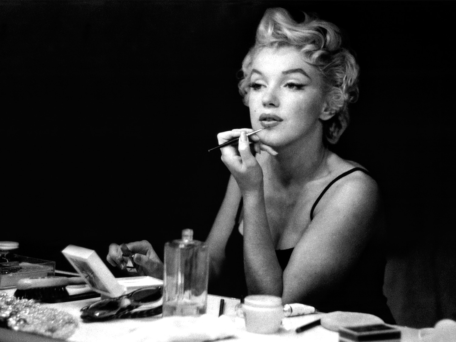 queence Acrylglasbild »Marilyn Monroe«, Schwarz-Weiß-Frau-Stars-Portrait-Foto-Film-Filmfiguren-Filmszene, Fine Art-Print in Galeriequalität