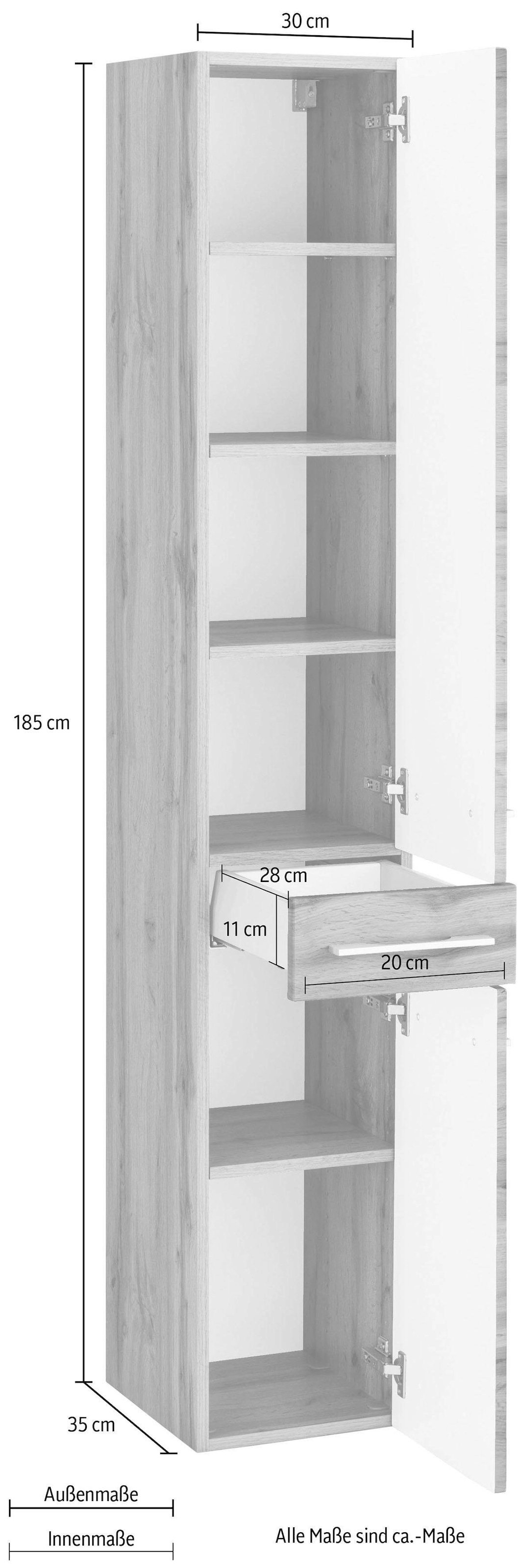 welltime Hochschrank »Soria«