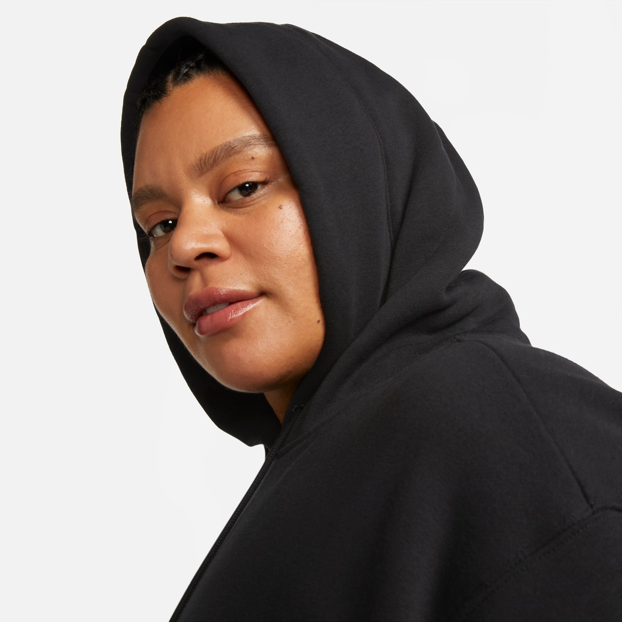 Nike Sportswear Kapuzensweatshirt »W NSW PHNX FLC OS PO HOODIE PL«, Oversize Passform, aus Baumwolle und Polyester
