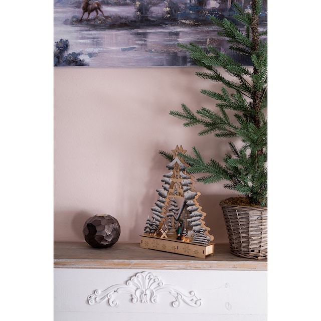 Myflair Möbel & Accessoires Weihnachtsdorf »Weihnachtsdeko«,  Tannenbaumform, Höhe ca. 33 cm bestellen online bei OTTO