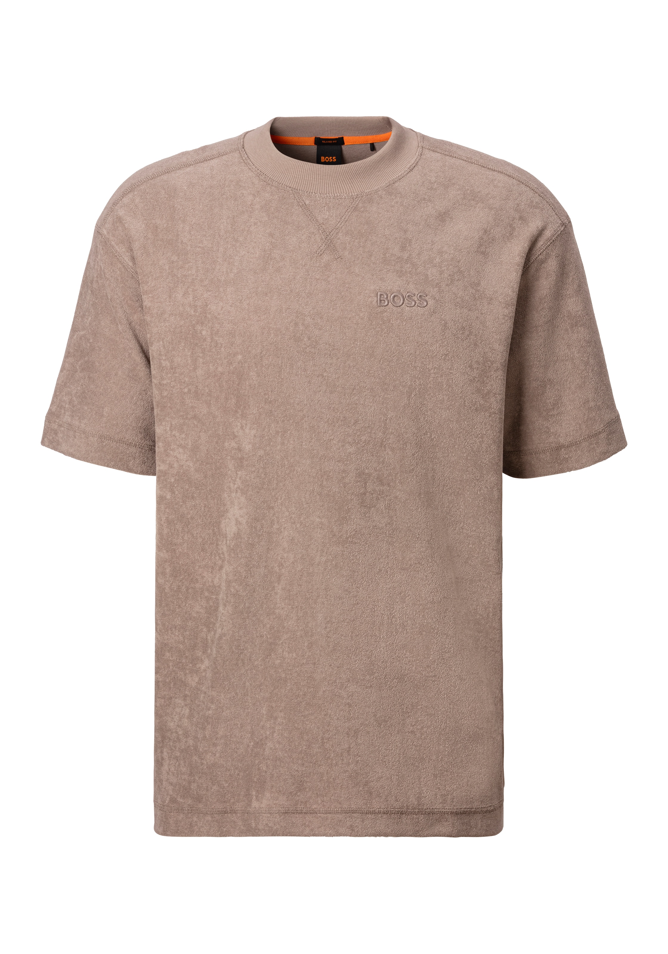 BOSS ORANGE T-Shirt »TeeTowel«, mit Rundhalsausschnitt
