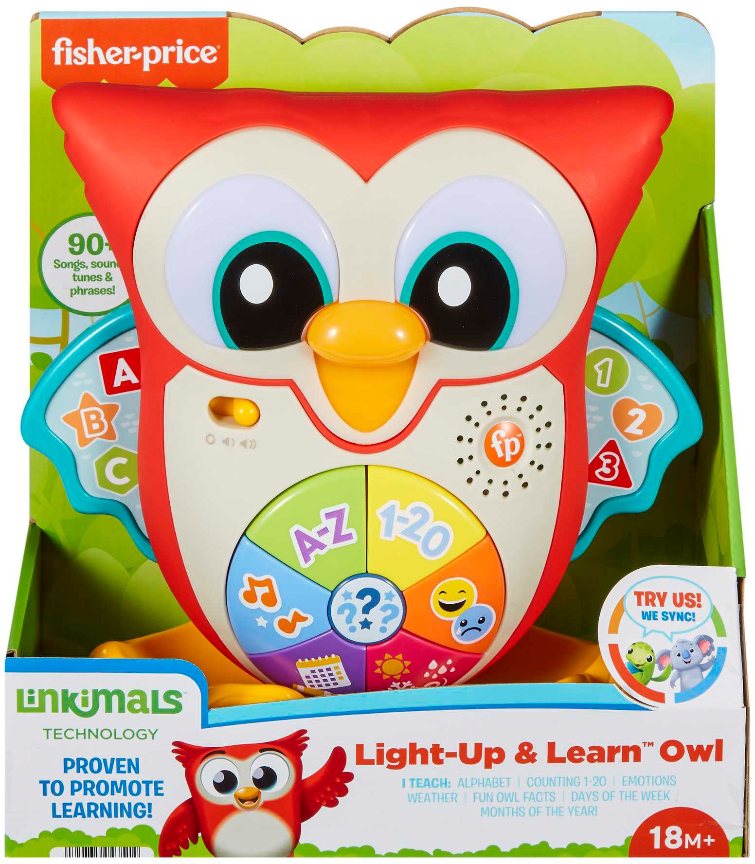 Fisher-Price® Lernspielzeug »BlinkiLinkis Schlaue Eule«, mit Licht und Sound