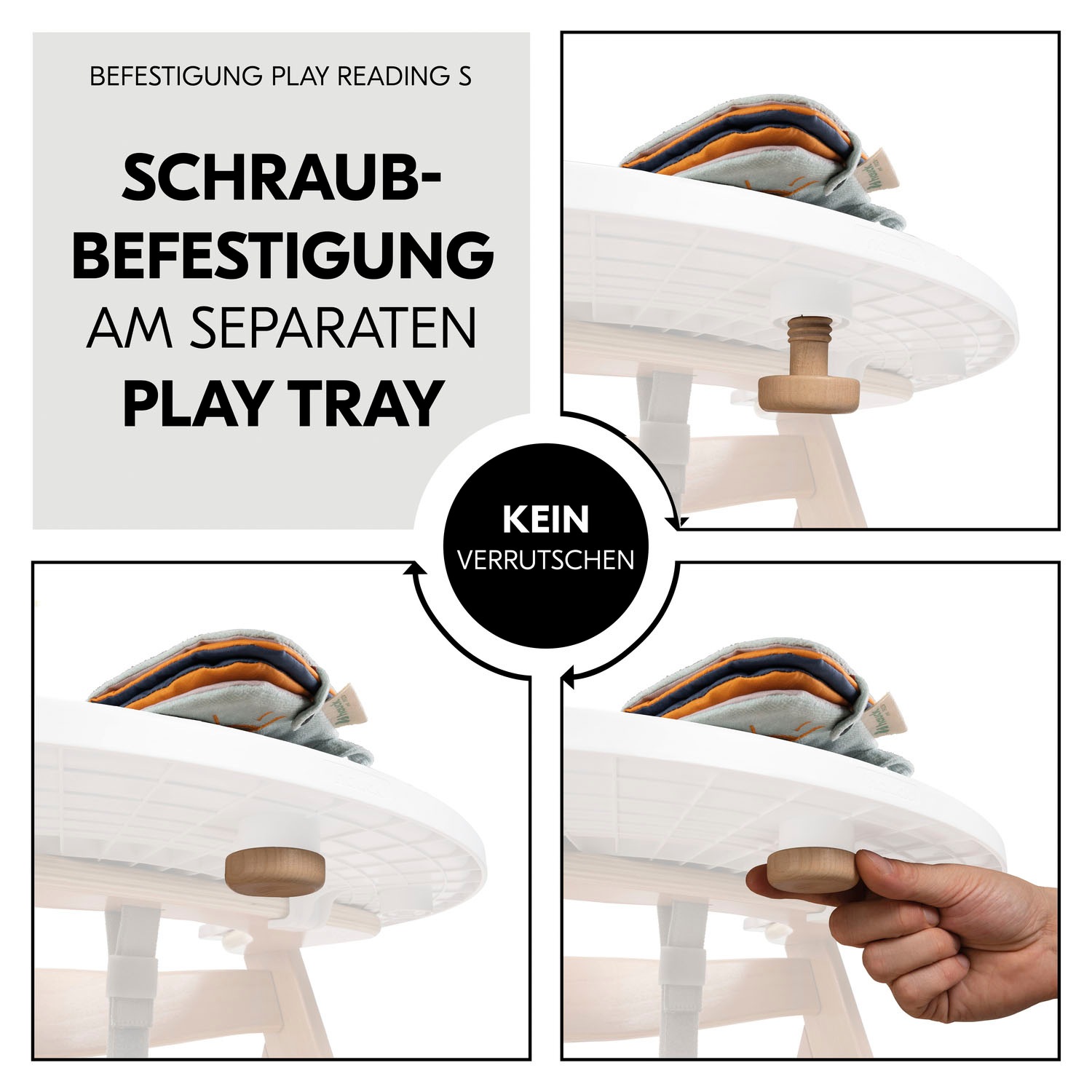 Hauck Greifspielzeug »Play Reading S Animals«