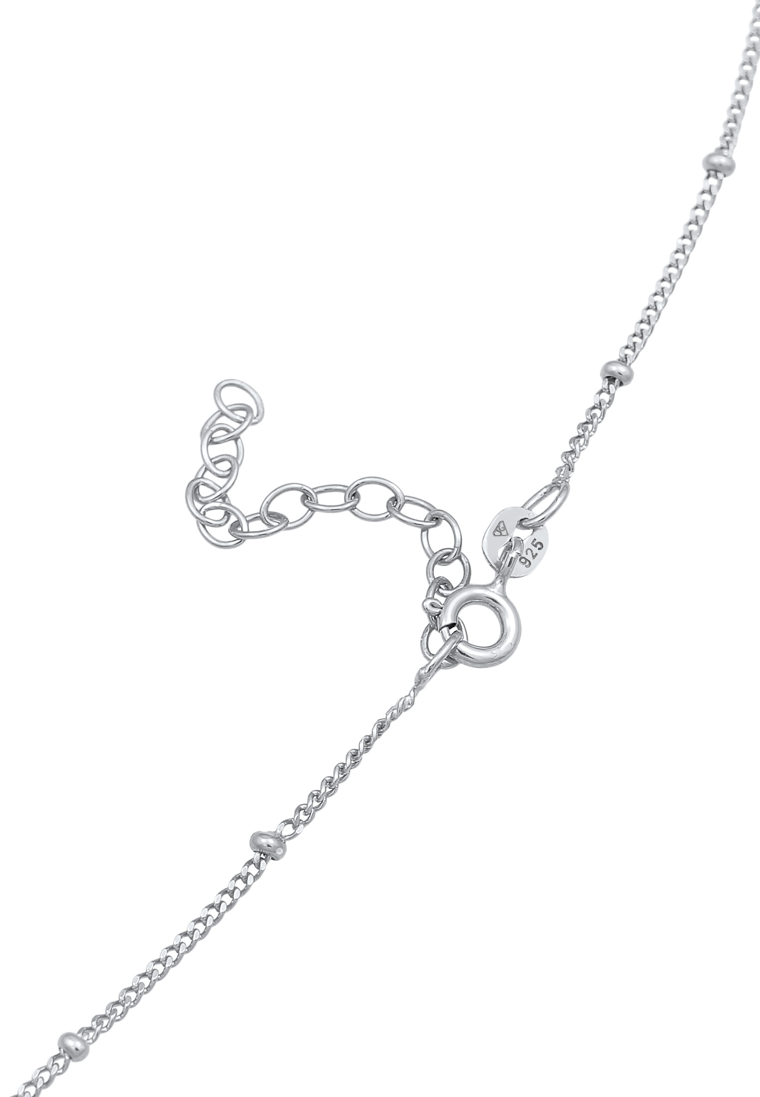 Elli Ohrring und Ketten Set »Schmuckset Halbmond Mond Mondstein Astro 925 Silber«