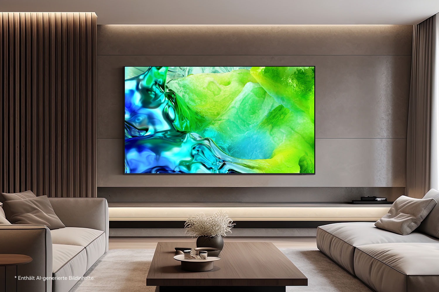Samsung QLED-Fernseher »GQ100QN80HU« 252 cm/100 ″ Smart-TV Real QLED Mini-LEDs, Motion Xcelerator 144 Hz, Gaming Hub, Dolby Atmos
