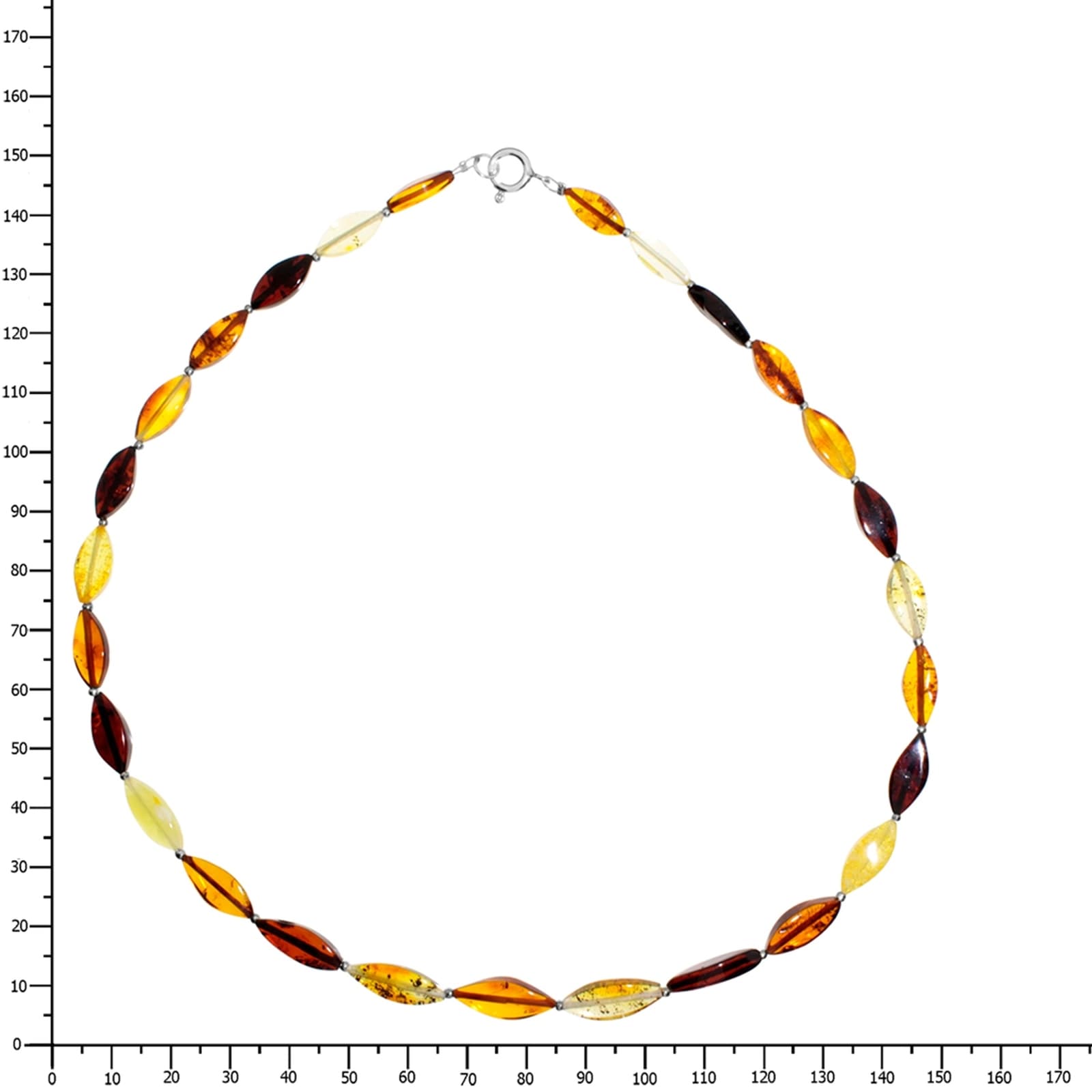 OSTSEE-SCHMUCK Kette ohne Anhänger »- Tasja - Bernstein -,«