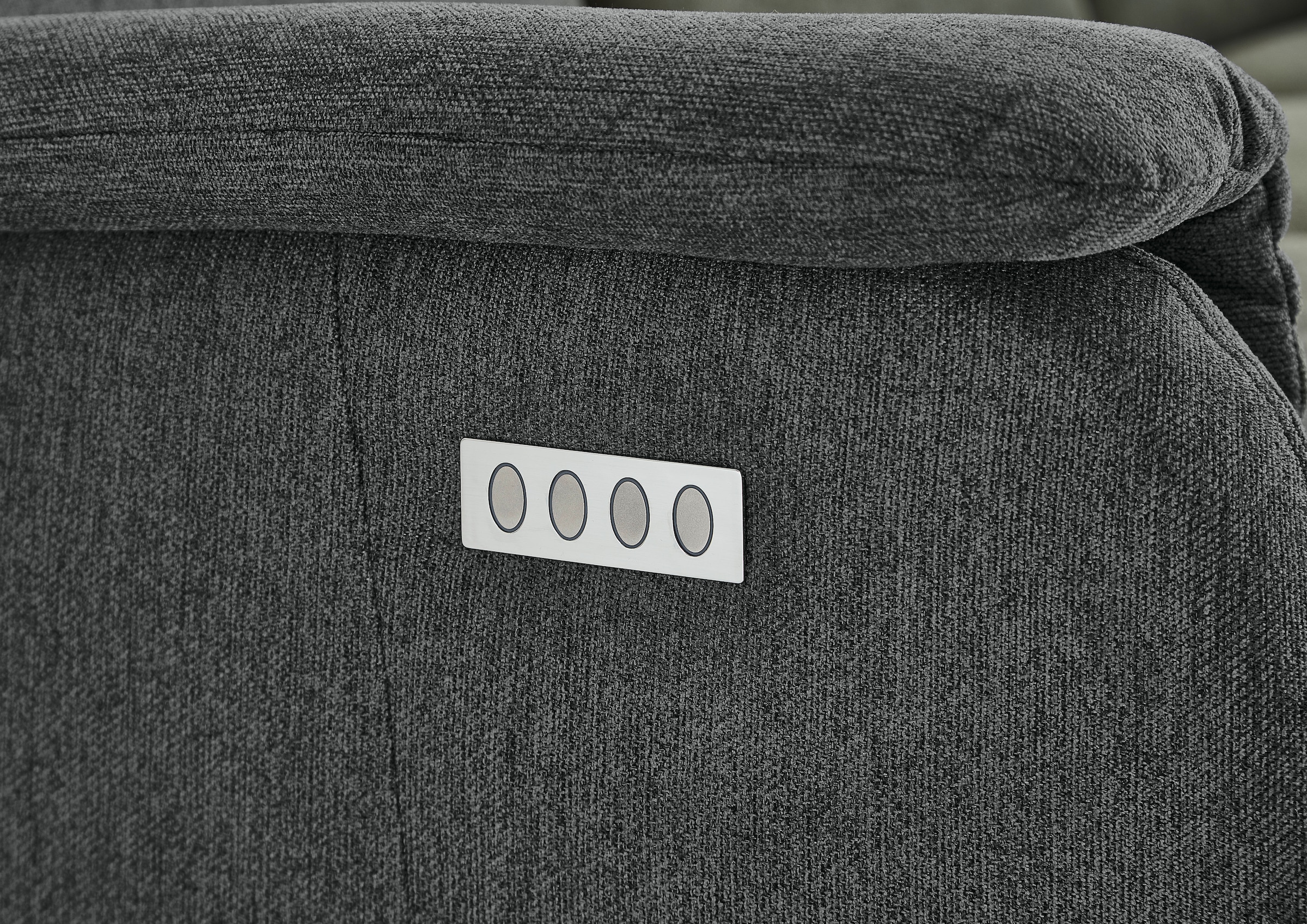 Home affaire Polstergarnitur »Turin, 2,5- & 3-Sitzer mit elektrischer Relaxfunktion« Set, 3-Sitzer mit Tischelement inkl. USB-Ladestation & Steckdose, 4 tlg. tlg. inkl. Tisch, USB & Steckdose, Federkern & pflegeleichtem Bezug