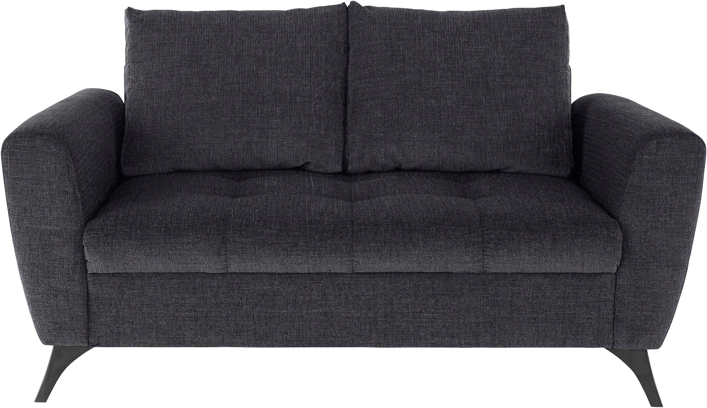 andas 2-Sitzer »Lörby Luxus«, Belastbarkeit bis 140kg pro Sitzplatz, auch mit Aqua clean-Bezug, feine Steppung im Sitzbereich, lose Kissen