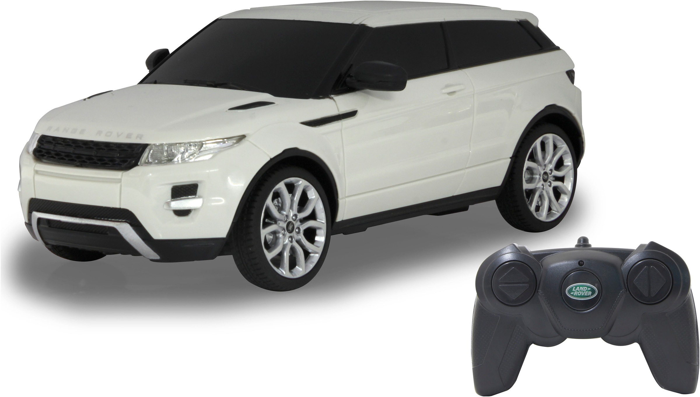 Jamara RC-Auto »Deluxe Cars, Range Rover Evoque, 1:24, weiss, 2,4GHz«