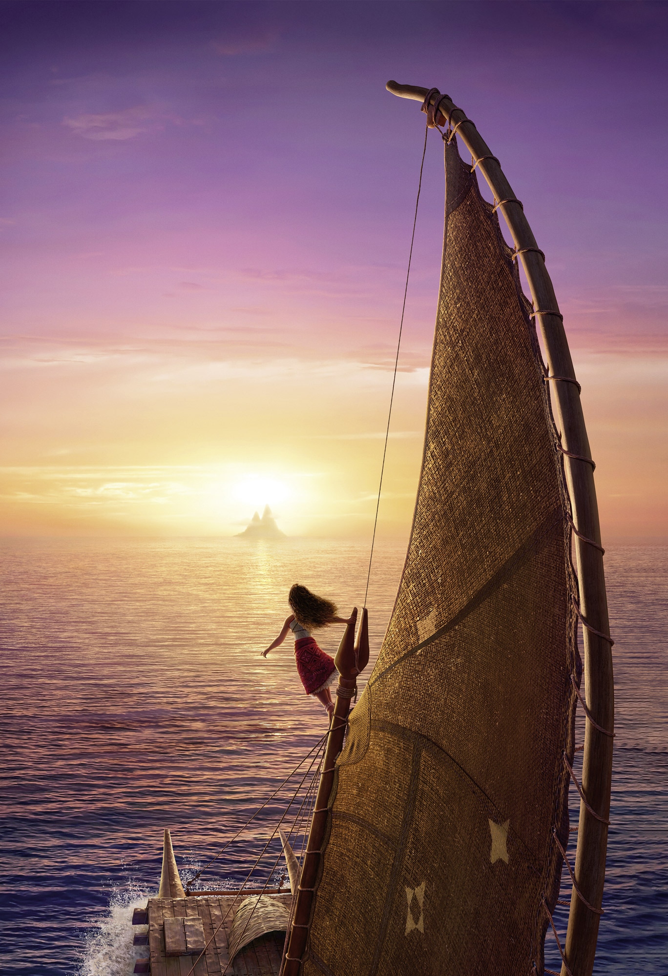 Komar Leinwandbild »Disney Moana 2 To the Horizon«, Disney, (1 St.), 60 x 90 cm (Breite x Höhe) - Kinderzimmer, Dekoration