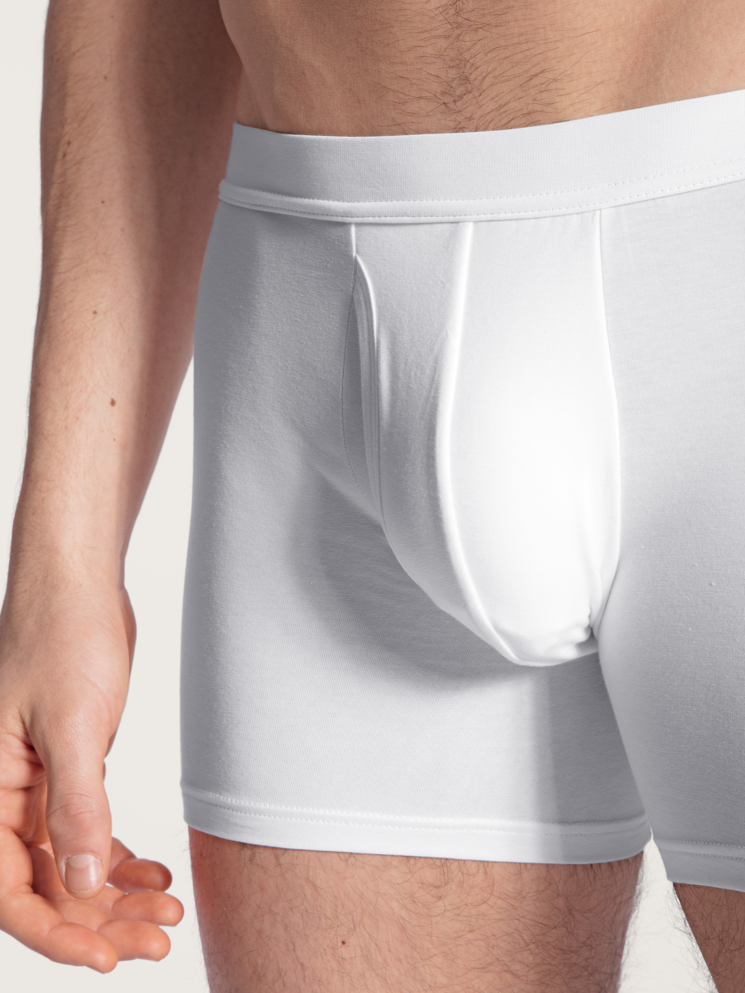 CALIDA Boxer, mit kleinem Logo-Schriftzug