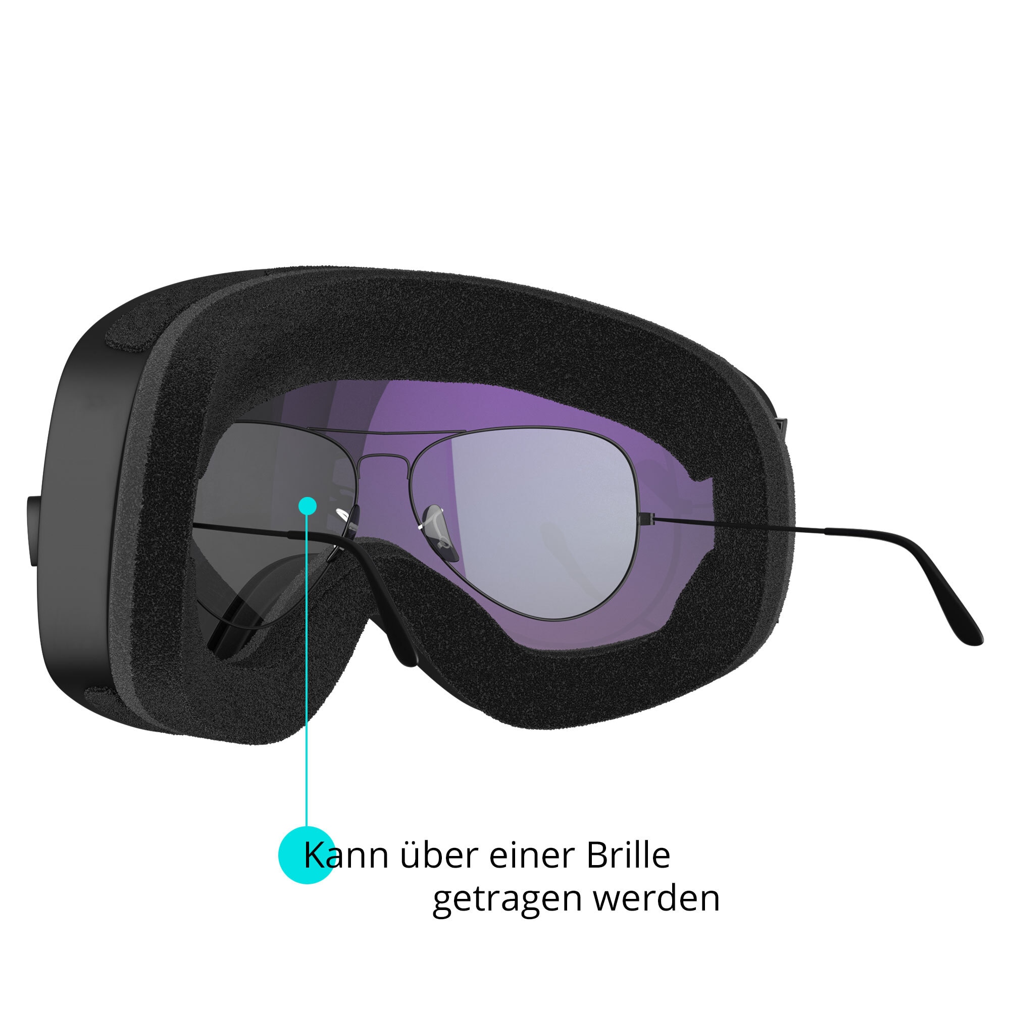 YEAZ Skibrille »Ski- und Snowboard-Brille TWEAK-X«