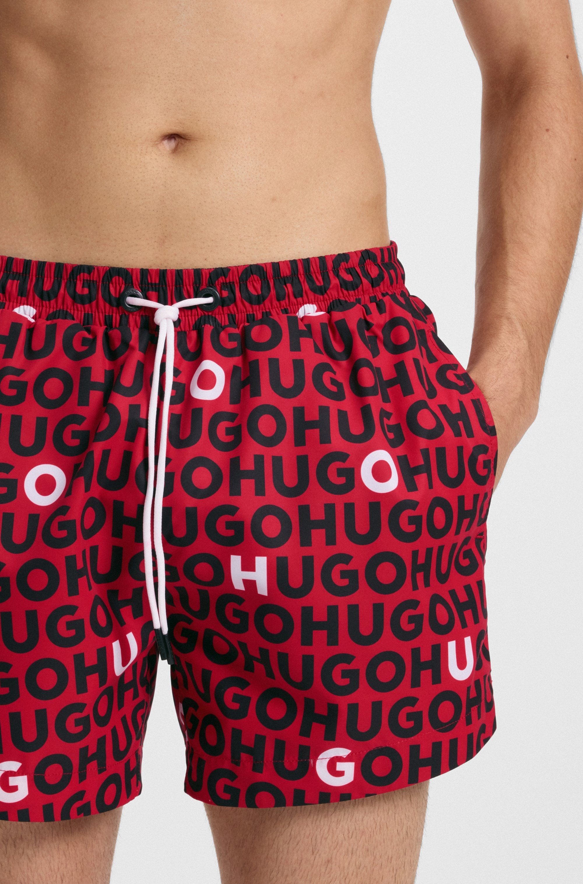 HUGO Underwear Badehose »TORTUGA« mit Allover-Logoschriftzug