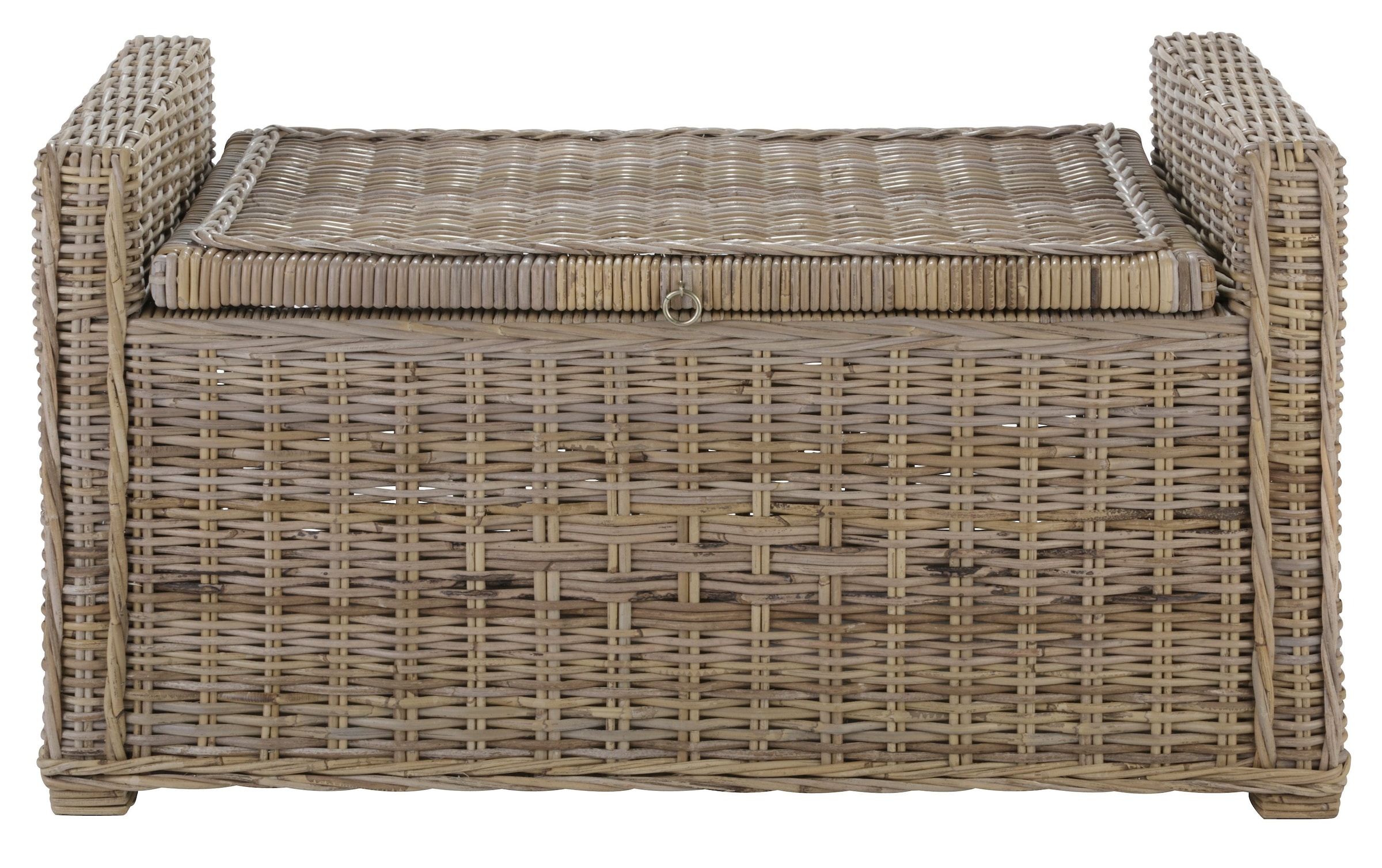 Home affaire Sitztruhe »Schönerempfang, TOPSELLER!« Rattan-Bank, OTTOs Choice,  Belastbar bis max. 80 Kg, mit Stauraum