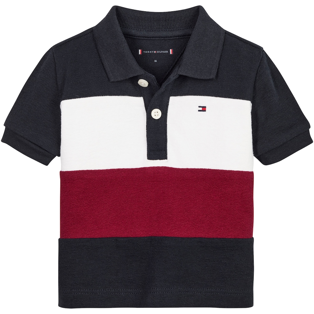 Tommy Hilfiger Poloshirt »BABY COLORBLOCK POLO S/S«