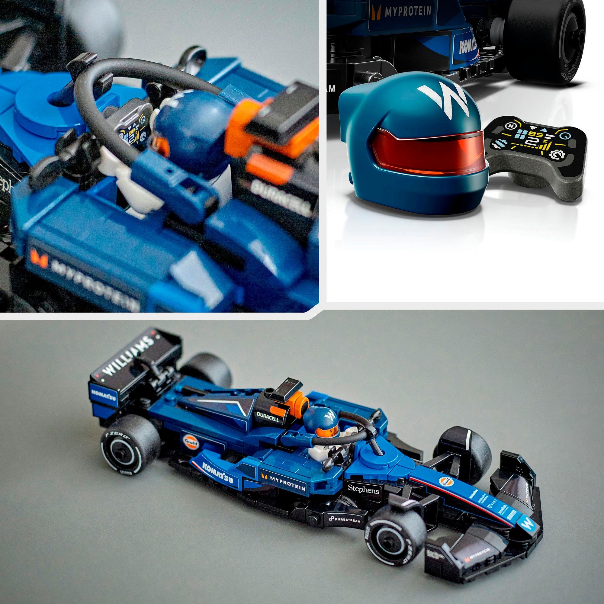 LEGO® Konstruktionsspielsteine »Williams Racing FW46 F1® Rennauto (77249), LEGO® Speed Champions«, (263 St.), Made in Europe