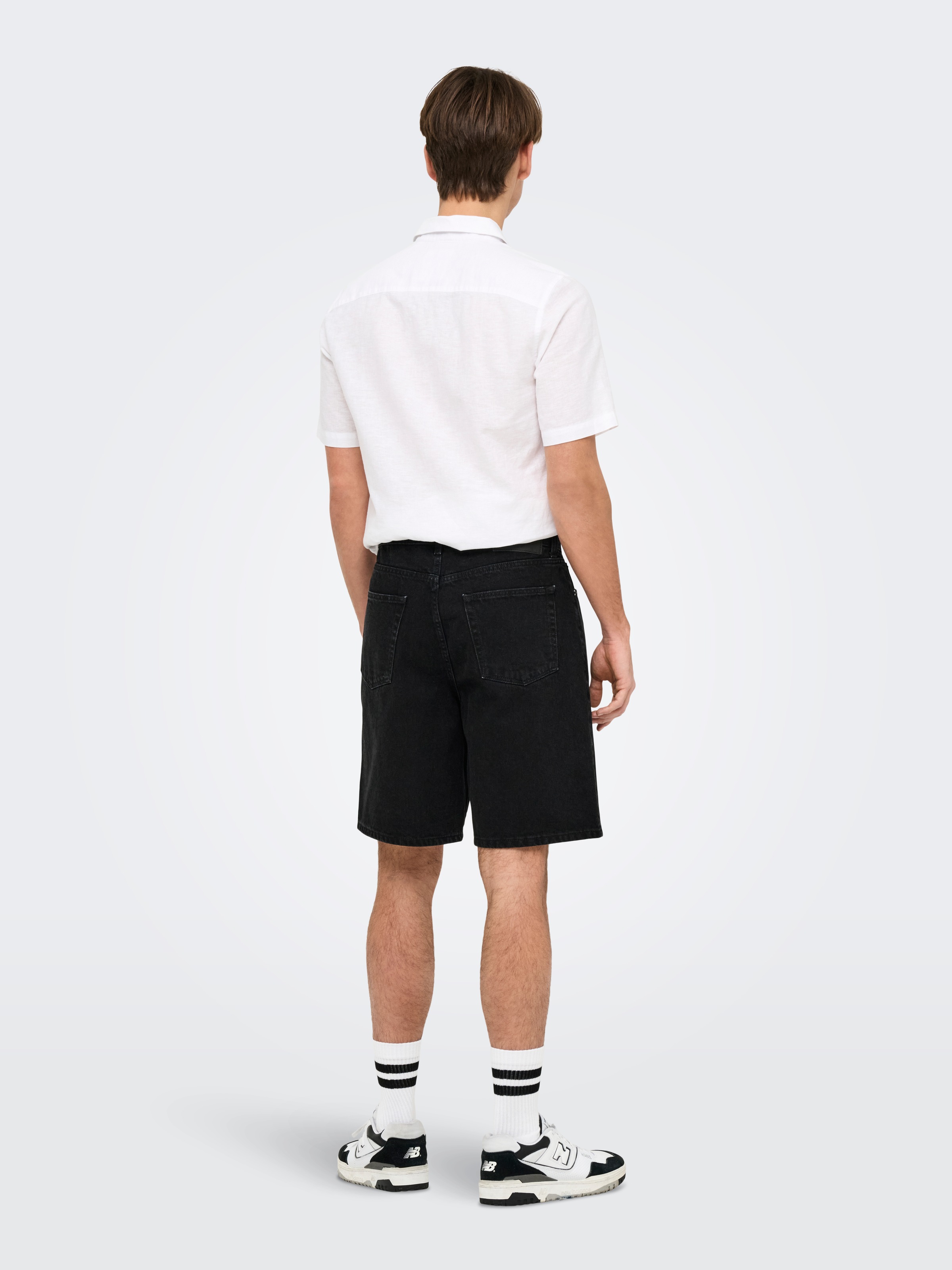 ONLY & SONS Shorts »ONSFADE BLACK 9087 AZG DNM SHORTS«
