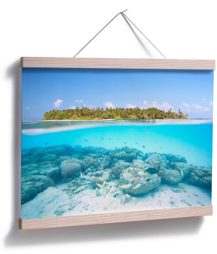 »Unterwasserwelt Shop Poster Wall-Art Poster, bestellen Wandposter St.), OTTO Wandbild, Online Meer, im Bild, Malediven«, (1