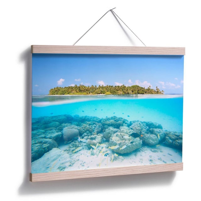 Wall-Art Poster »Unterwasserwelt Malediven«, Meer, (1 St.), Poster, Wandbild,  Bild, Wandposter bestellen im OTTO Online Shop