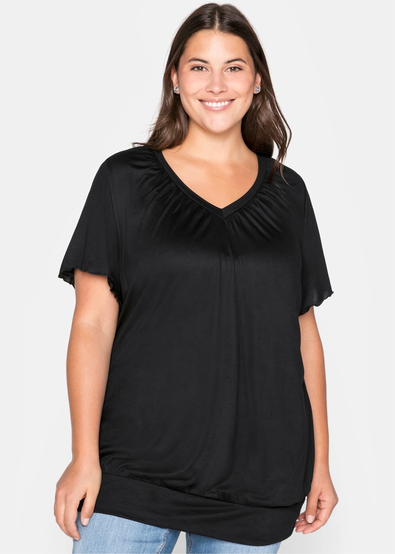 Sheego T-Shirt »T-Shirt«, (1 tlg.)