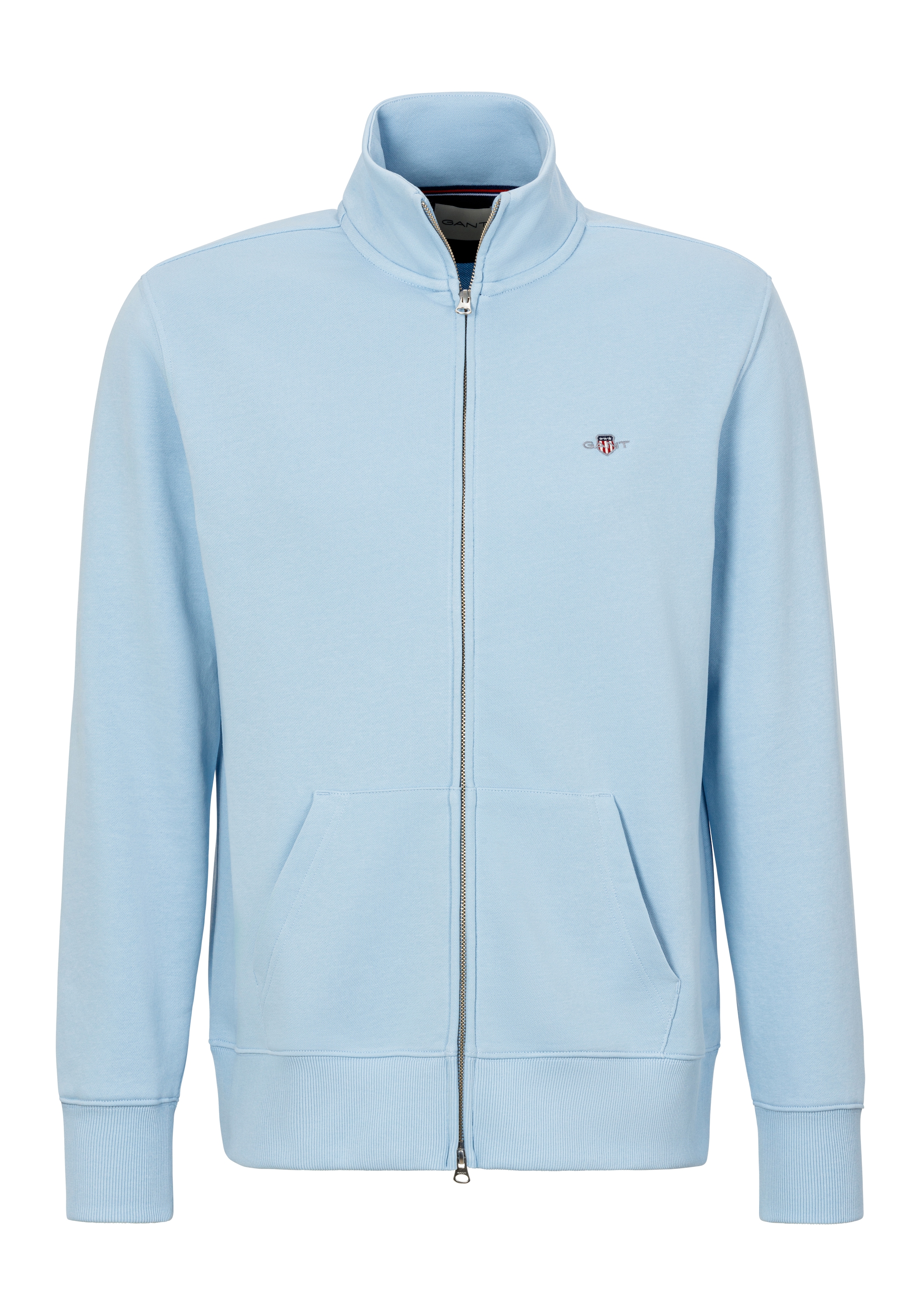 Gant Sweatjacke »REG SHIELD FULL ZIP SWEAT«, mit Logostickerei auf der Brust