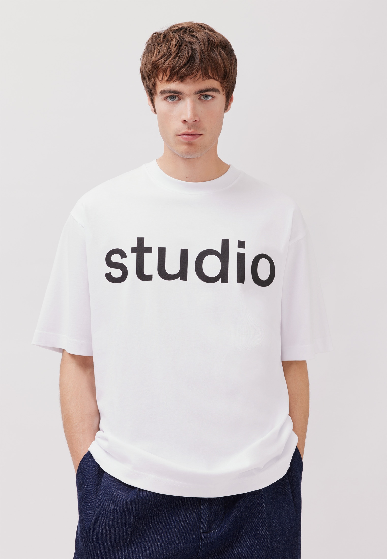 studio seidensticker T-Shirt »Studio«, 1/2 Rundhals