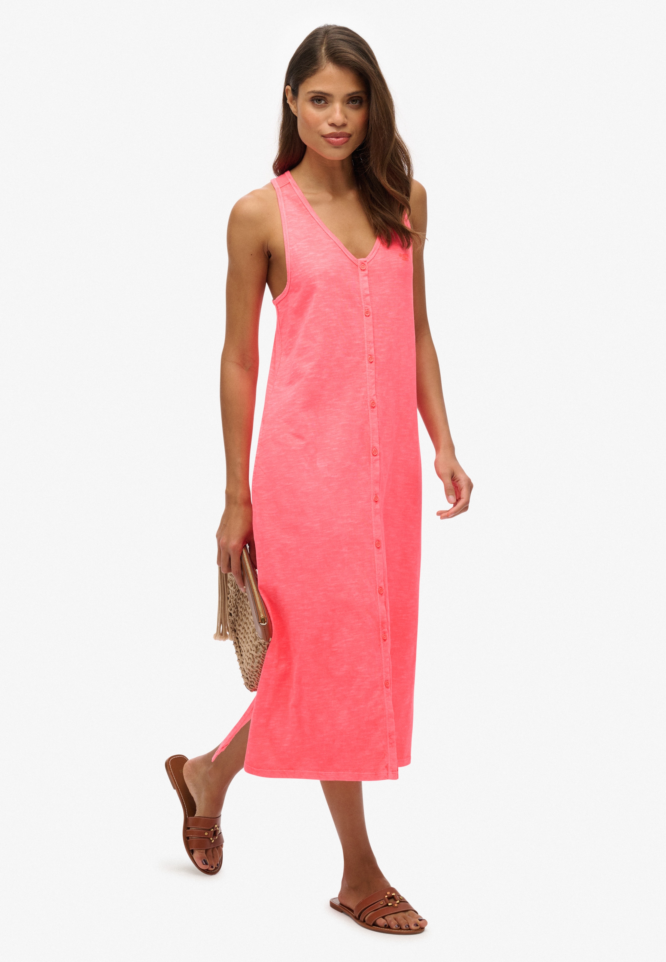 Superdry Jerseykleid »BEACH JERSEY VEST MIDI DRESS«