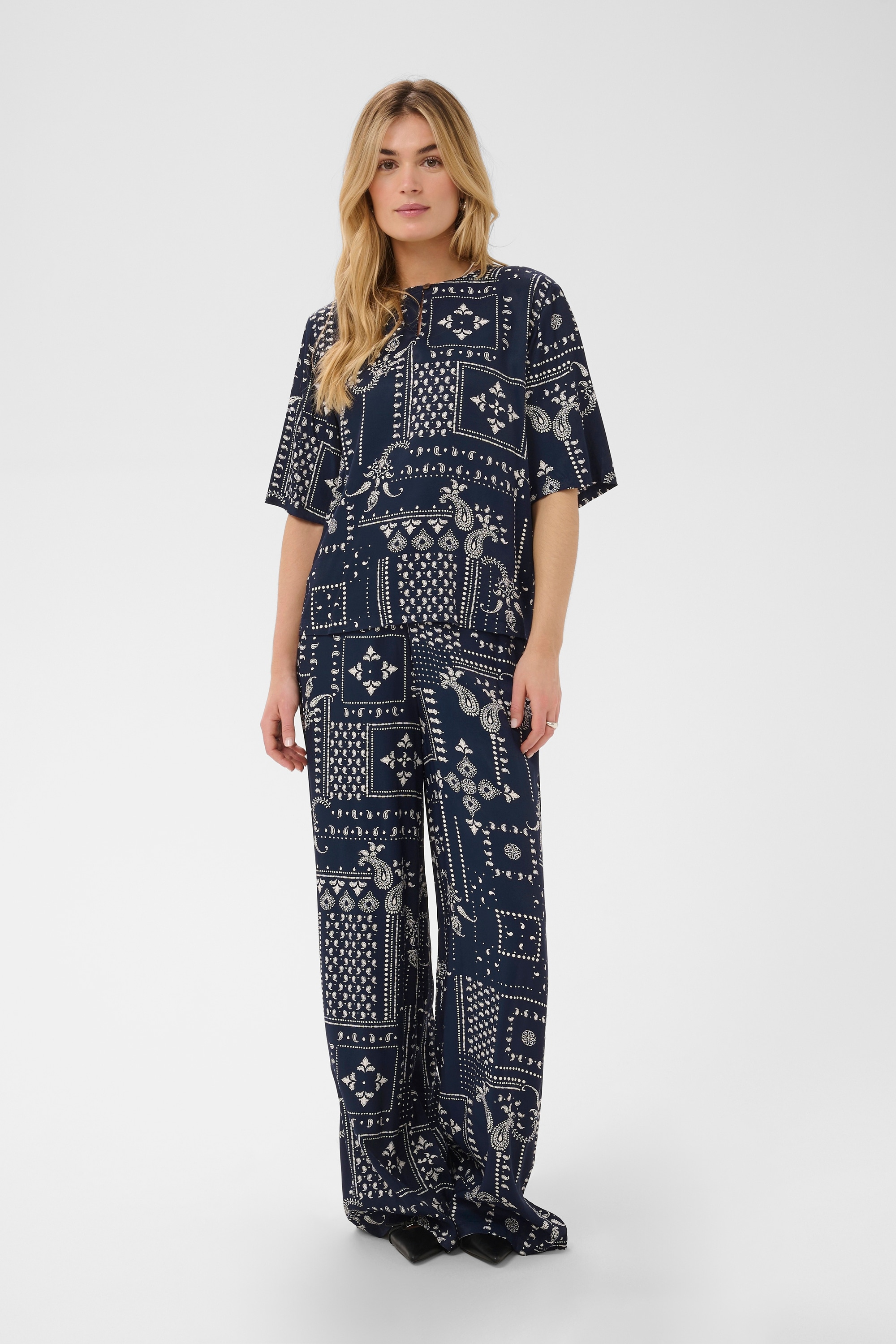 Saint Tropez Kurzarmbluse »Kurzarm-Bluse StephanieSZ«