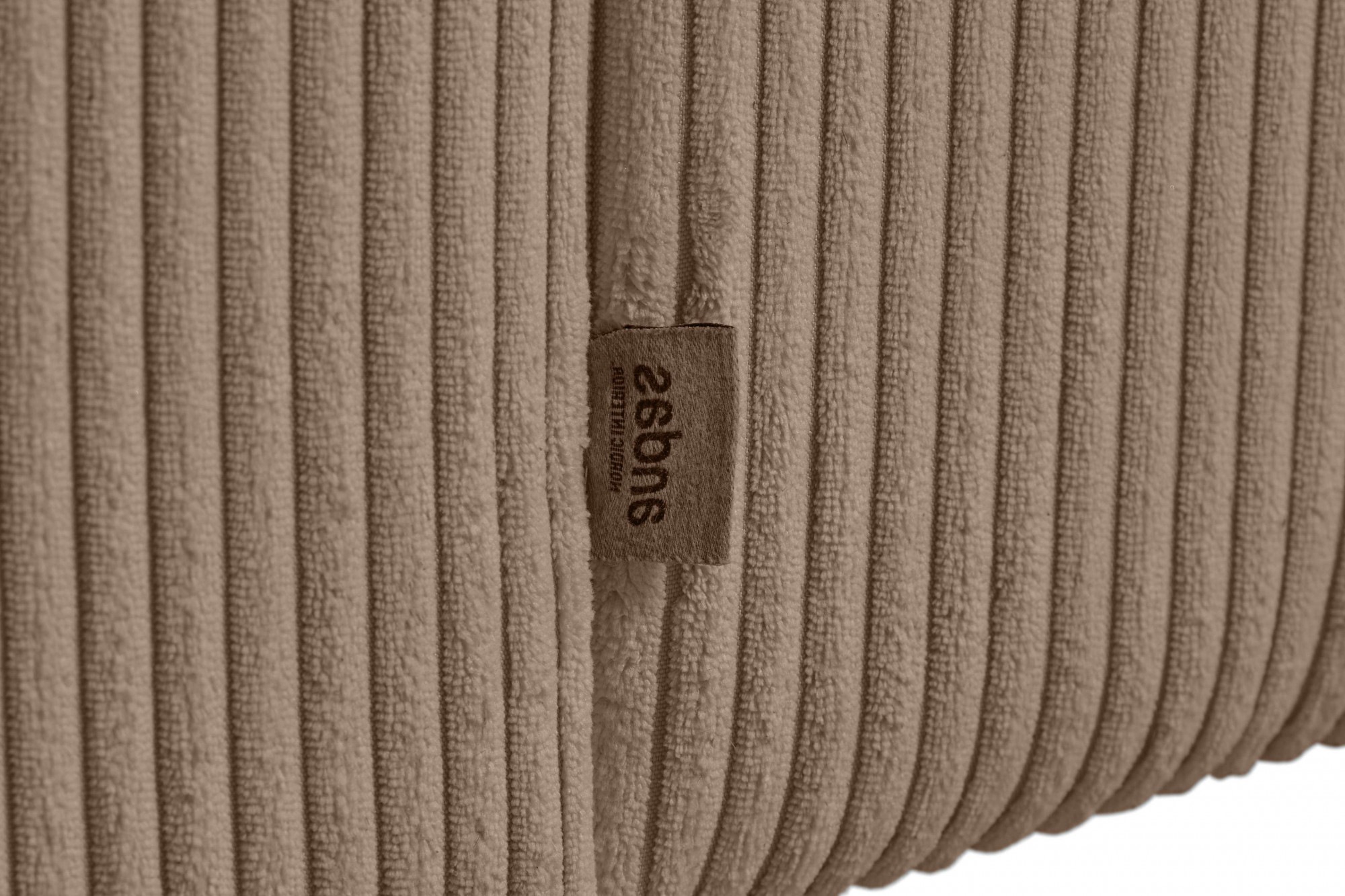 andas Ecksofa »Noord mit Kedernaht, Breite 234 cm«