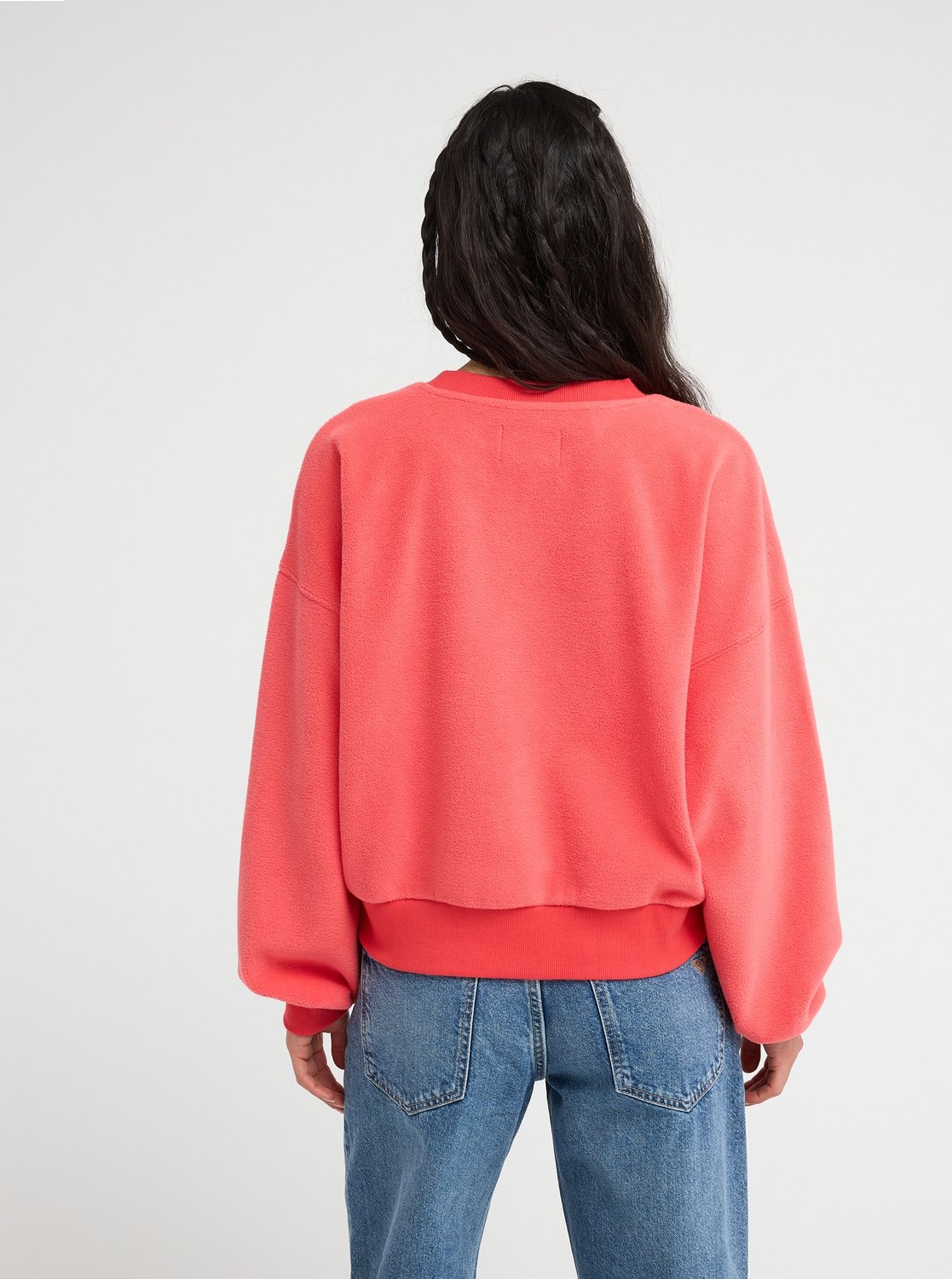 Roxy Fleecepullover »CHILL STORY«, aus Baumwollmischung, weiches Obermaterial, schlichter Schnitt
